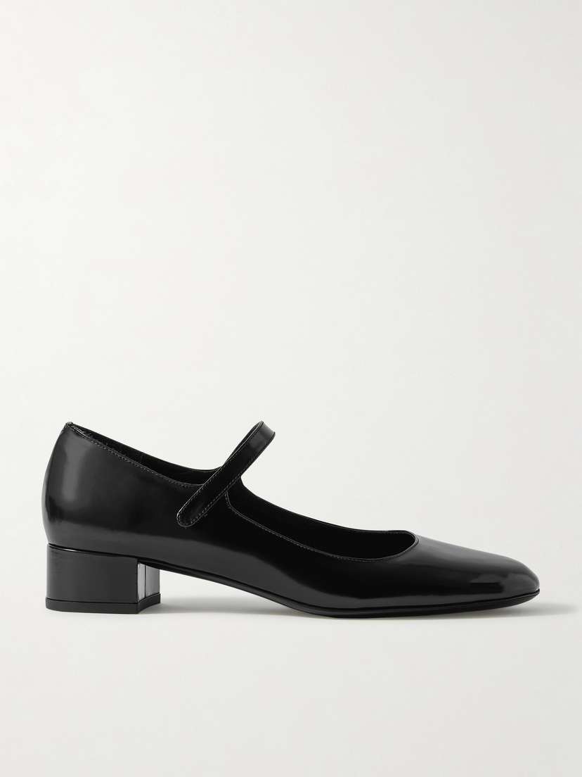 BY FAR Ginny Patent-leather Mary Jane Pumps