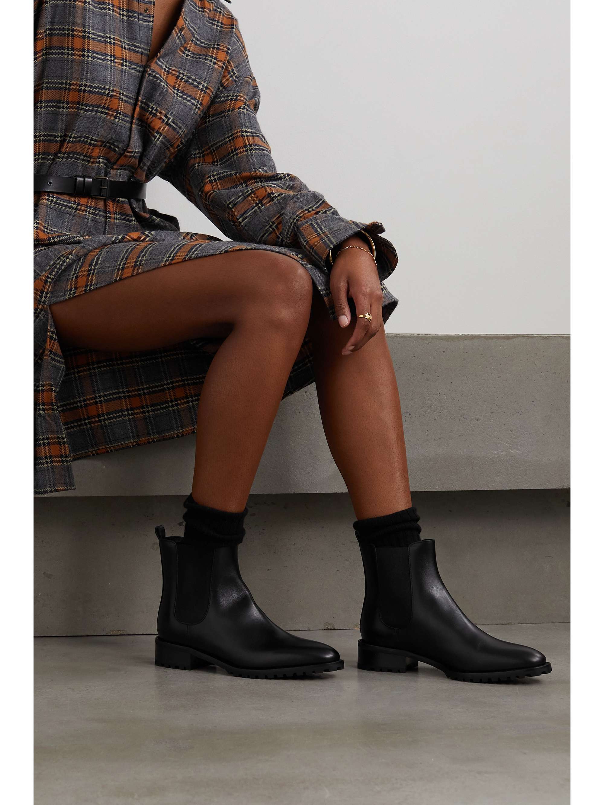 MANOLO BLAHNIK Chelata 30 leather Chelsea boots | NET-A-PORTER