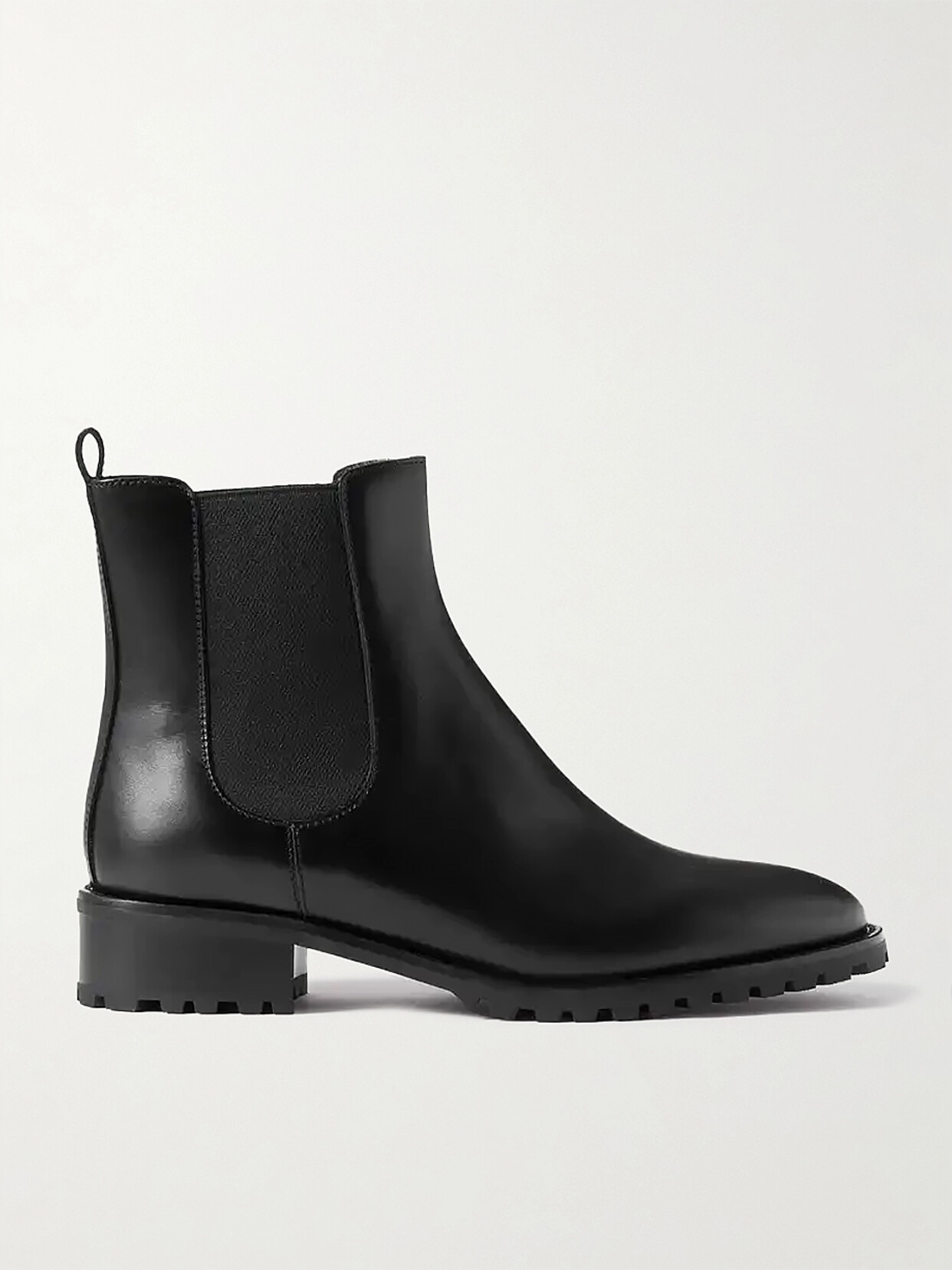 Manolo Blahnik Chelata 30 Leather Chelsea Boots In Black