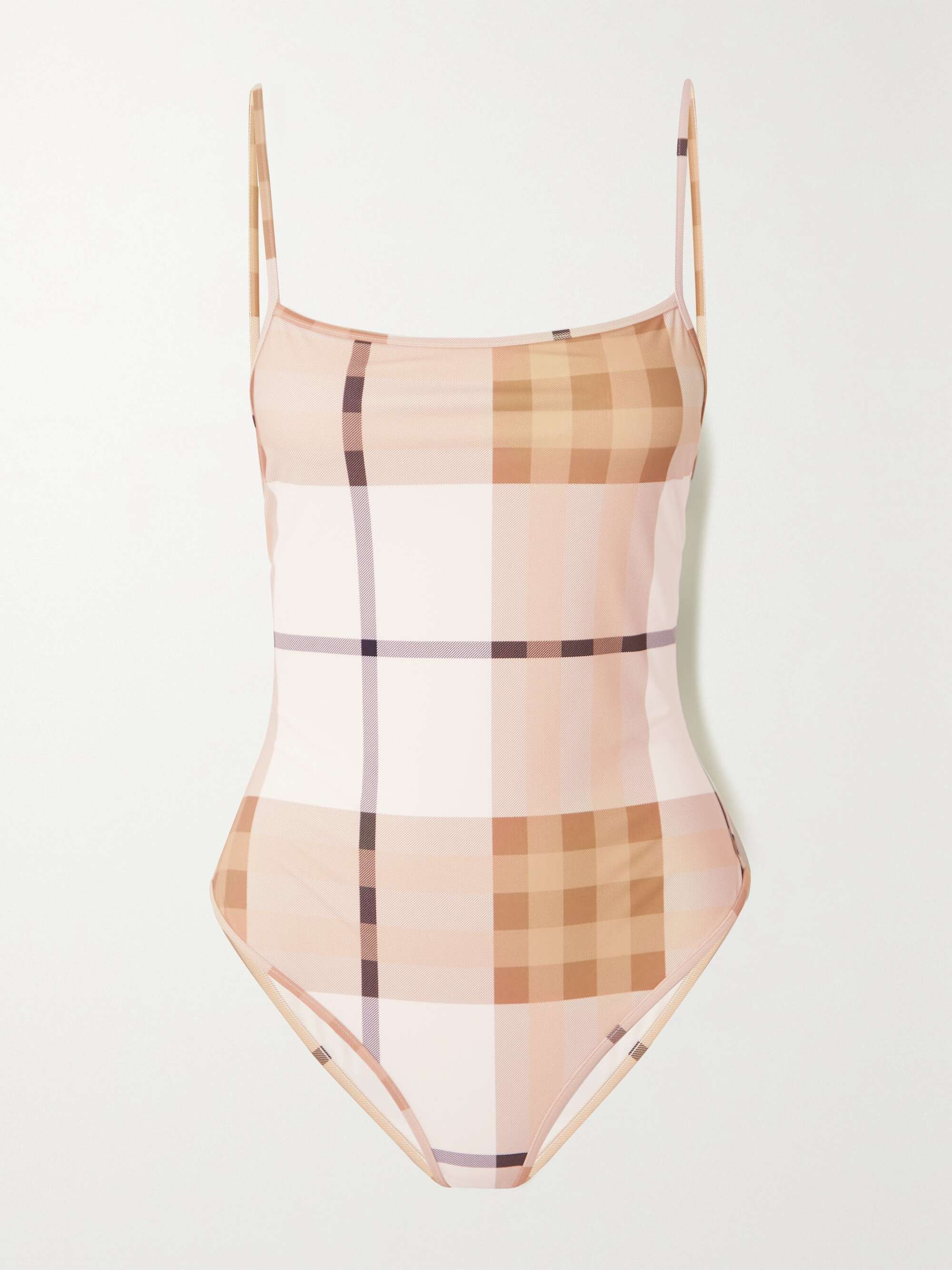 Checked swimsuit
