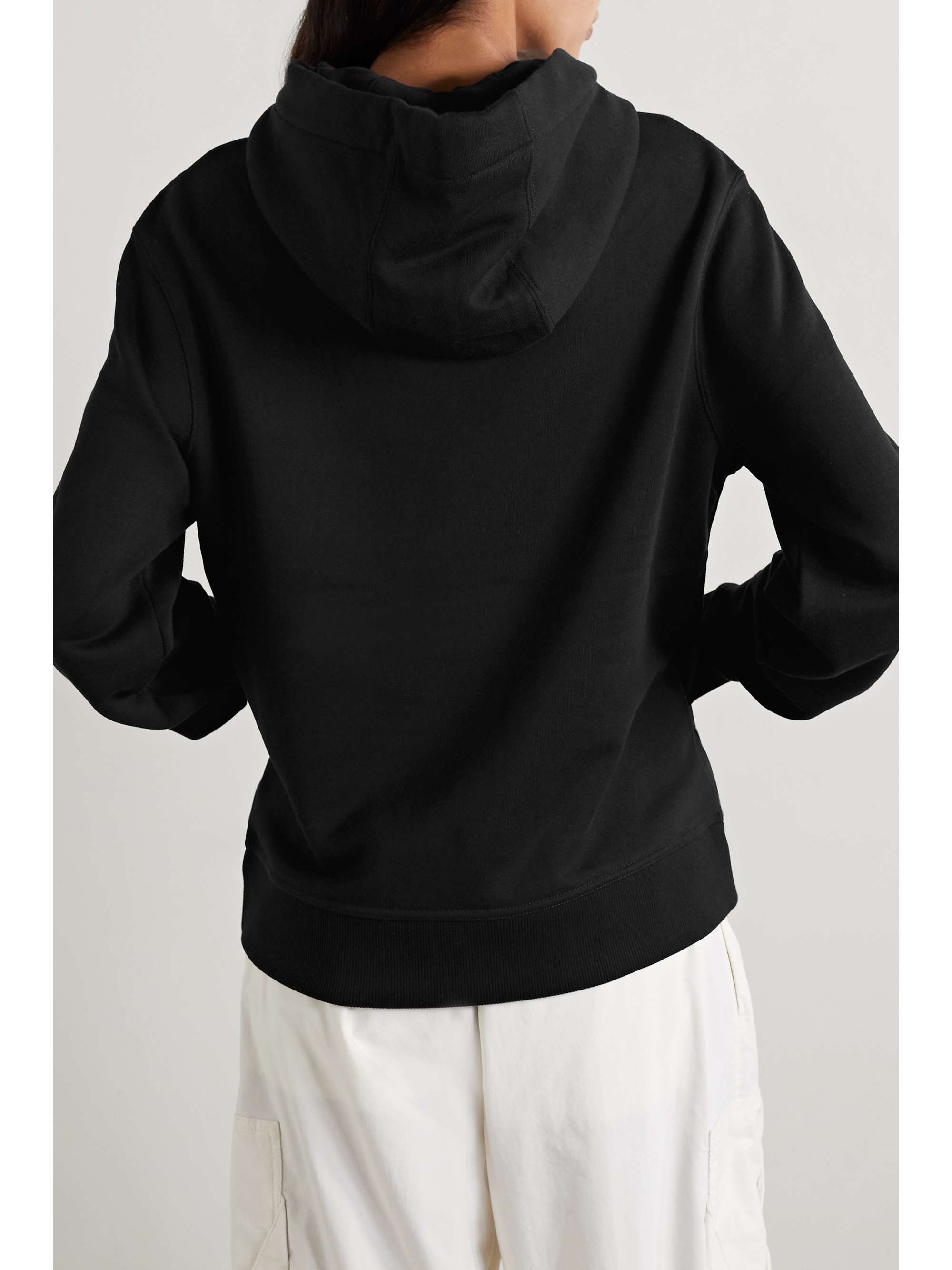 BURBERRY Printed cotton-jersey hoodie