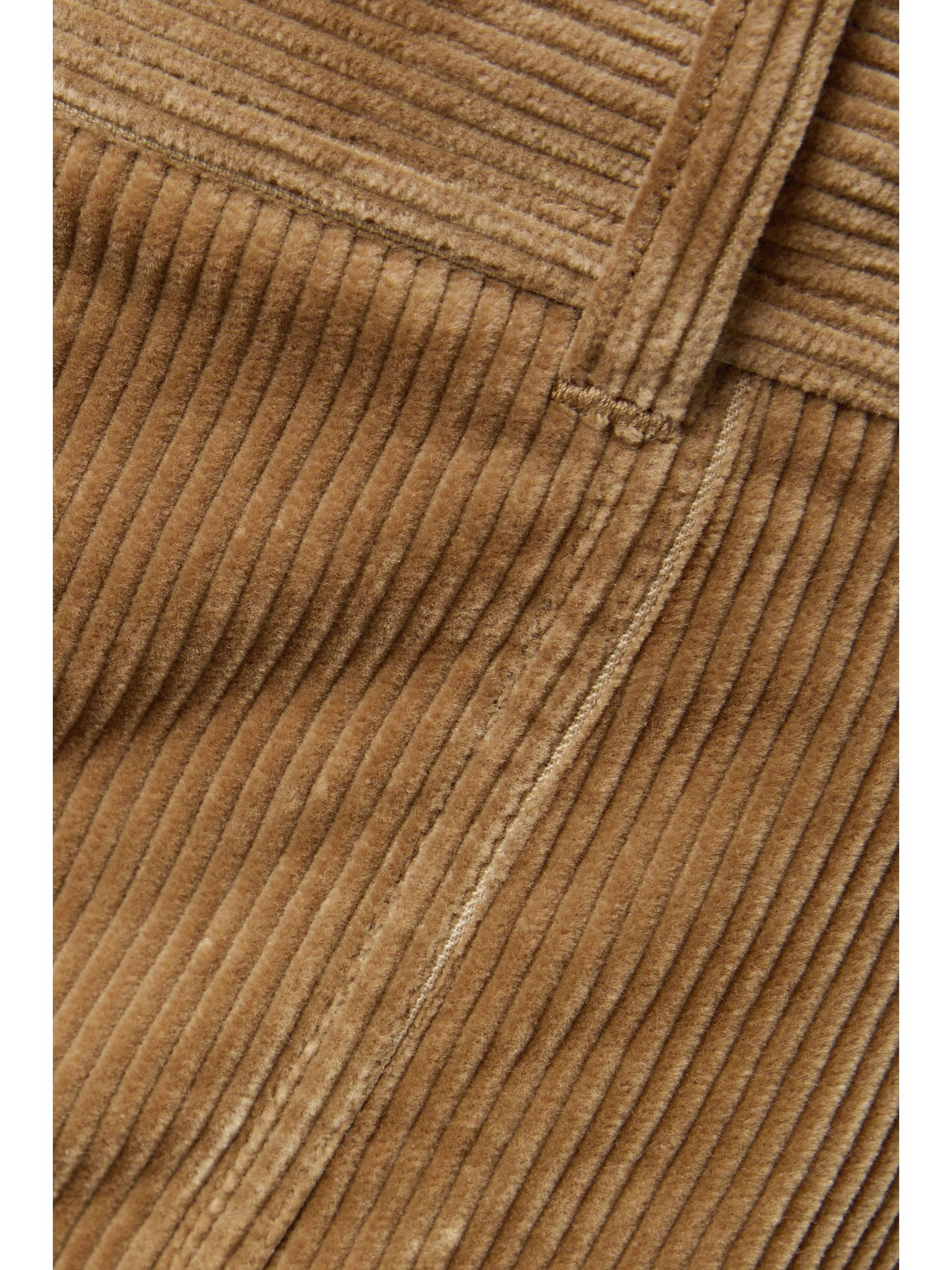 BURBERRY Wide-leg cotton-corduroy pants