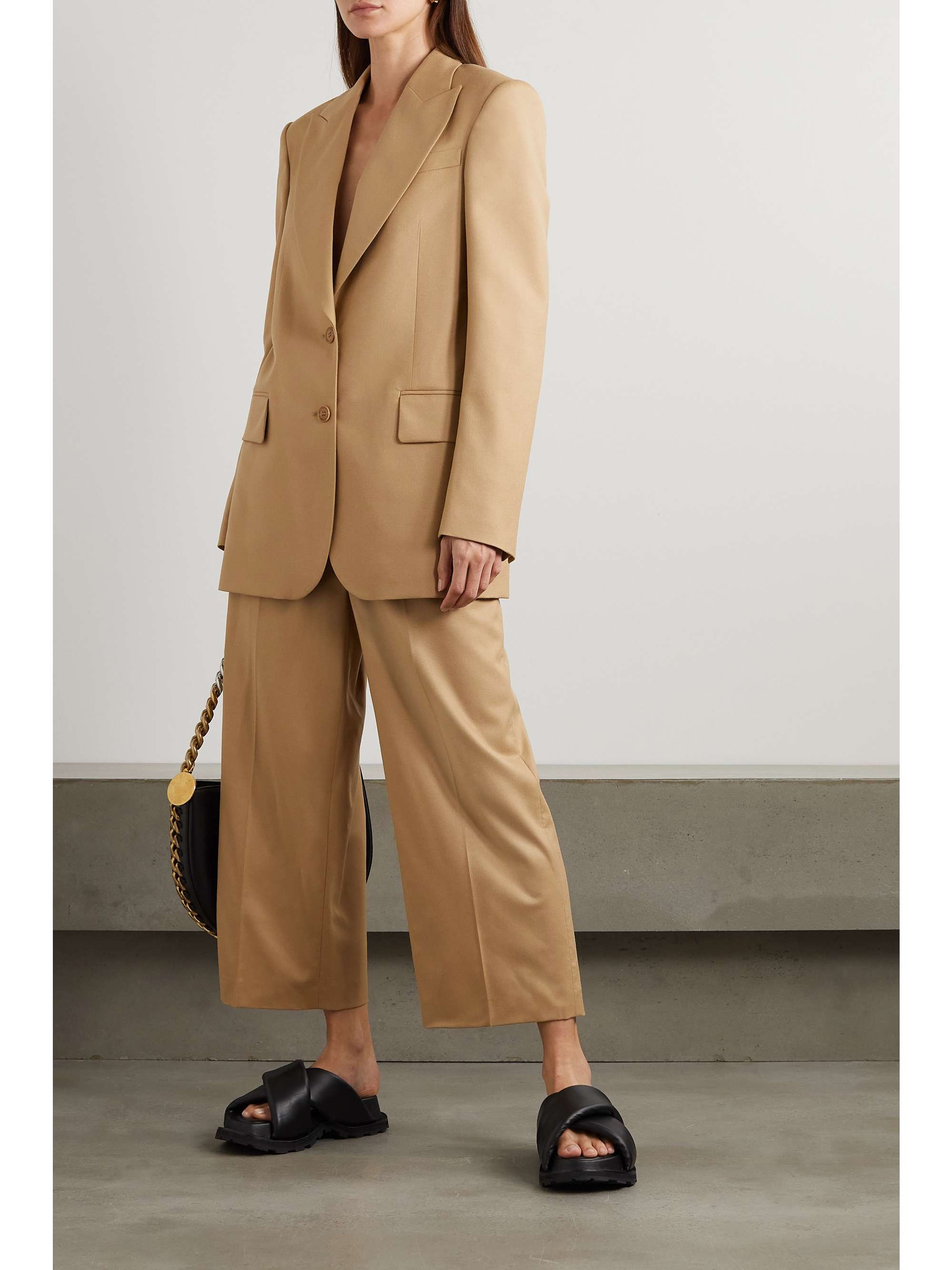 STELLA MCCARTNEY Wool-flannel blazer