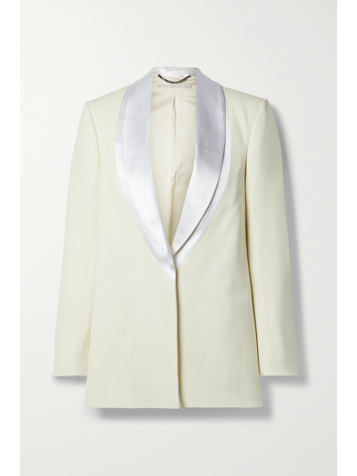 Stella McCartney Satin-trimmed Twill Blazer