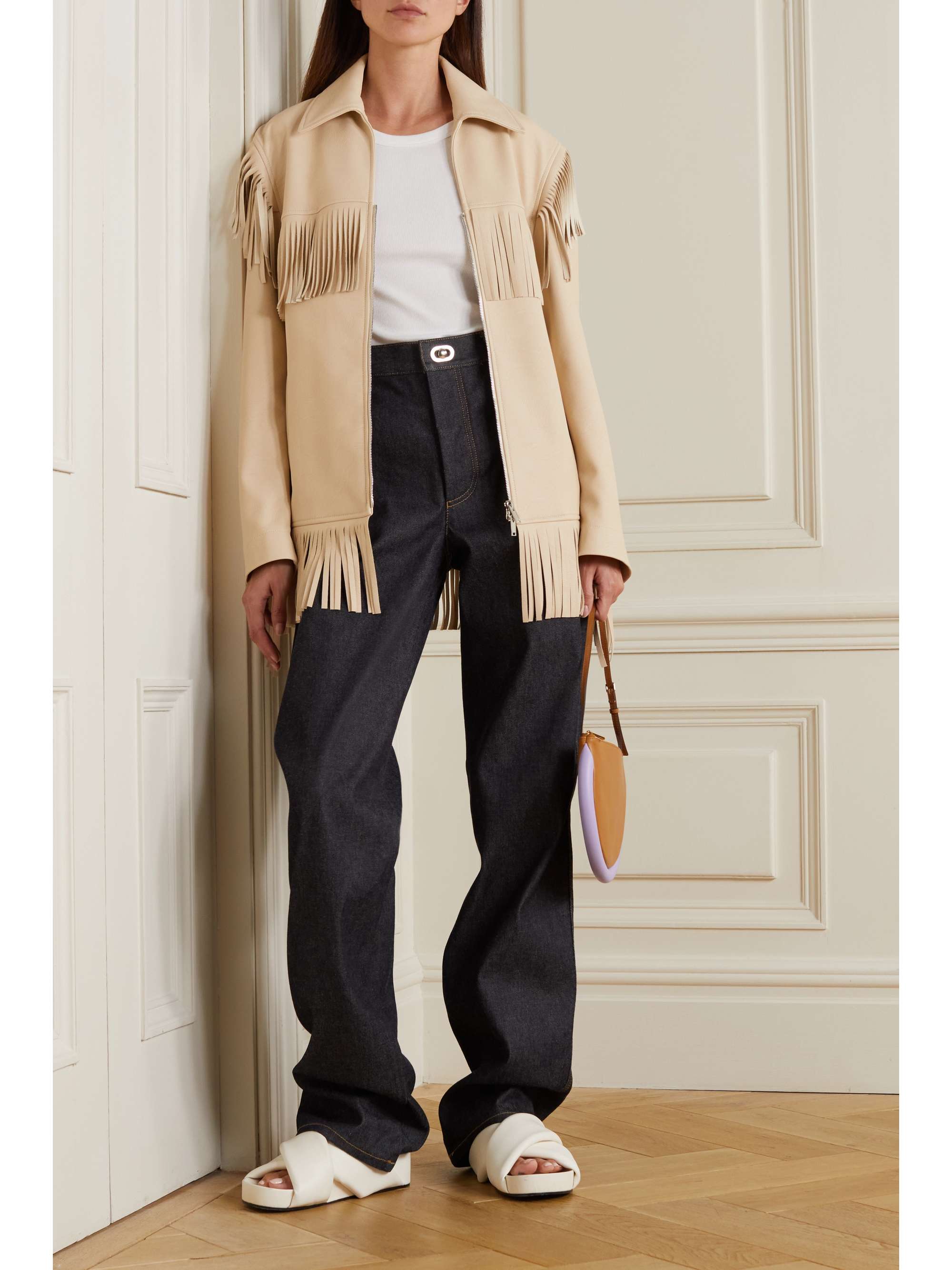 stella mccartney fringe jacket