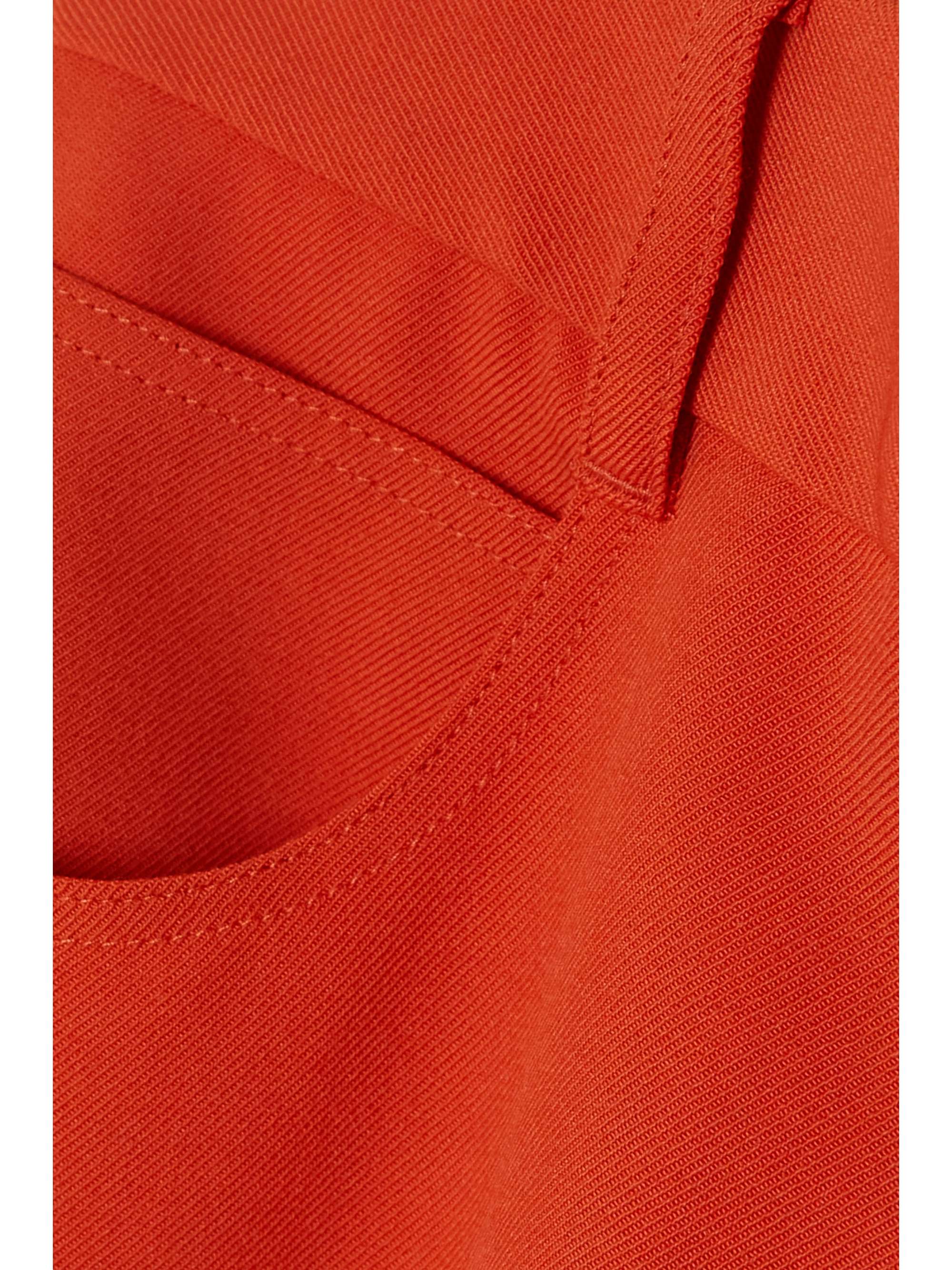 STELLA MCCARTNEY 크롭 스트레치 트윌 플레어 팬츠