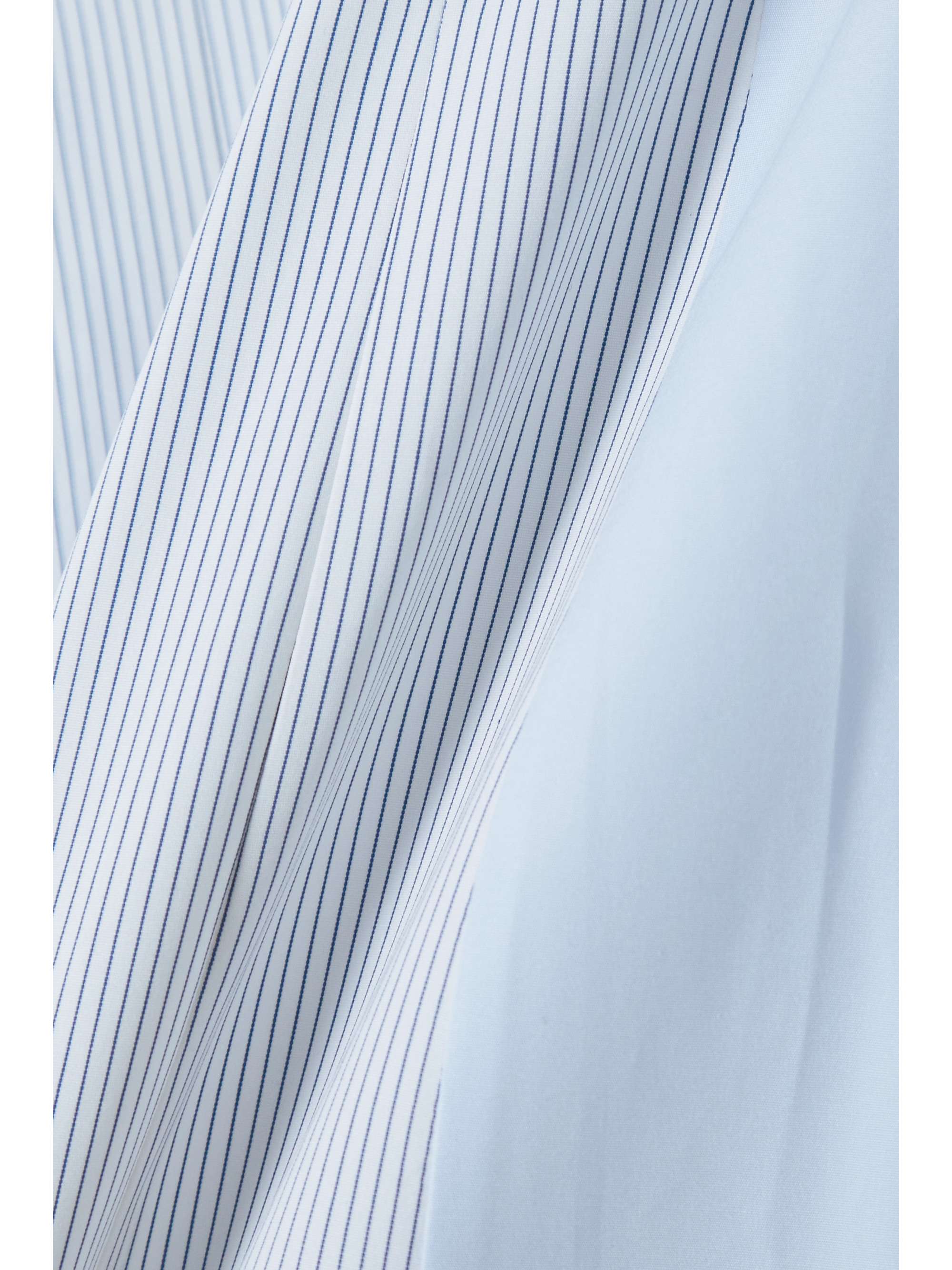 STELLA MCCARTNEY 细条纹纯棉衬衫式连衣裙