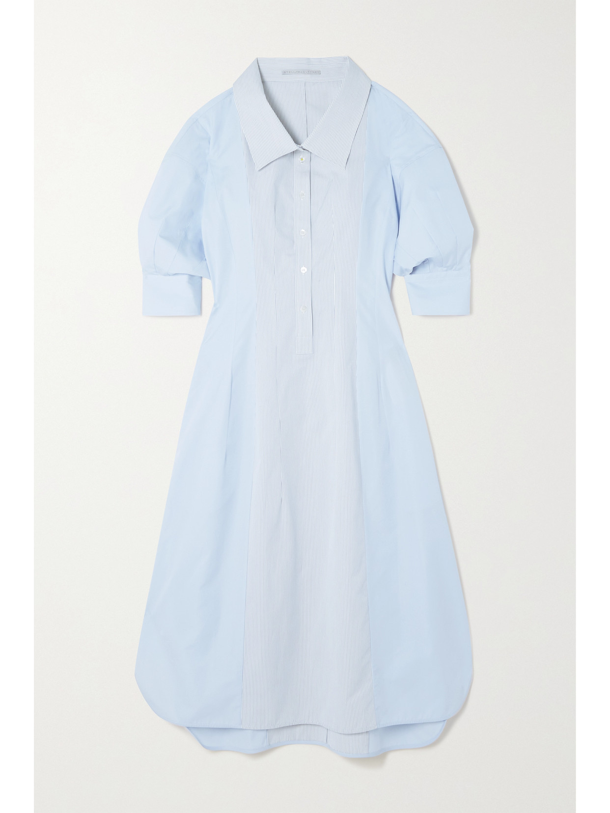 Stella McCartney Pinstriped Cotton Shirt Dress