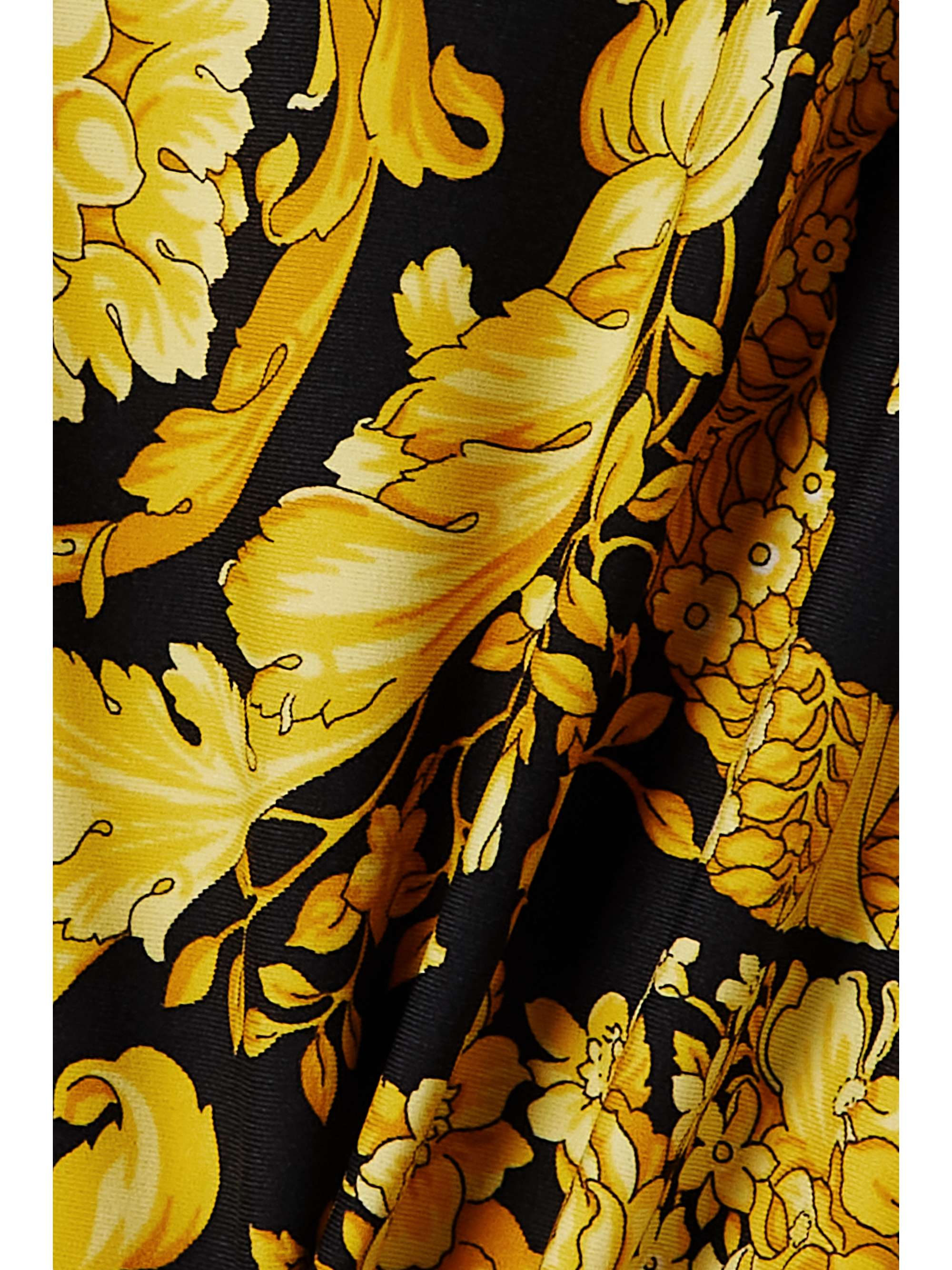 VERSACE Printed stretch-jersey leggings