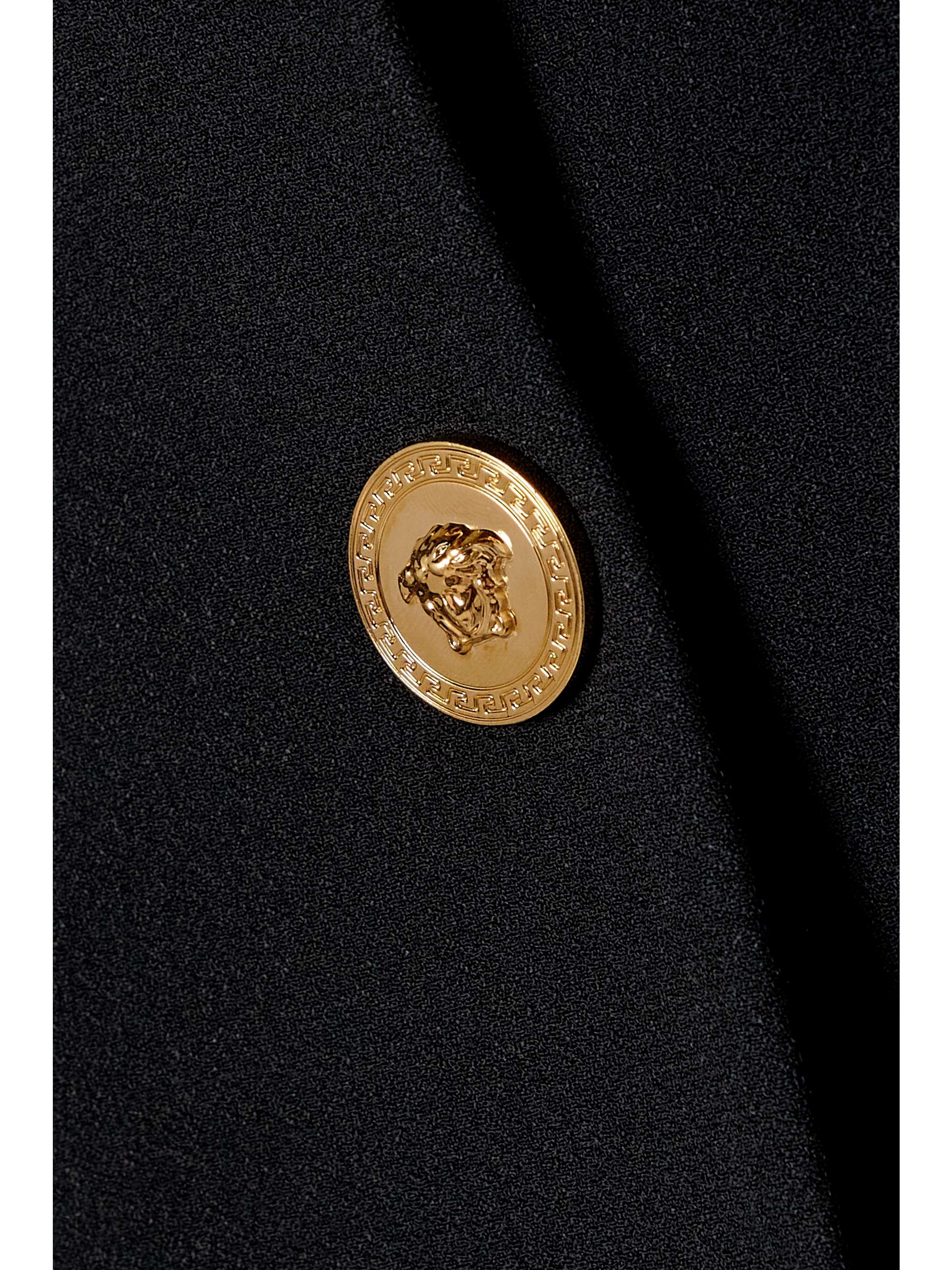 VERSACE Cutout crepe blazer