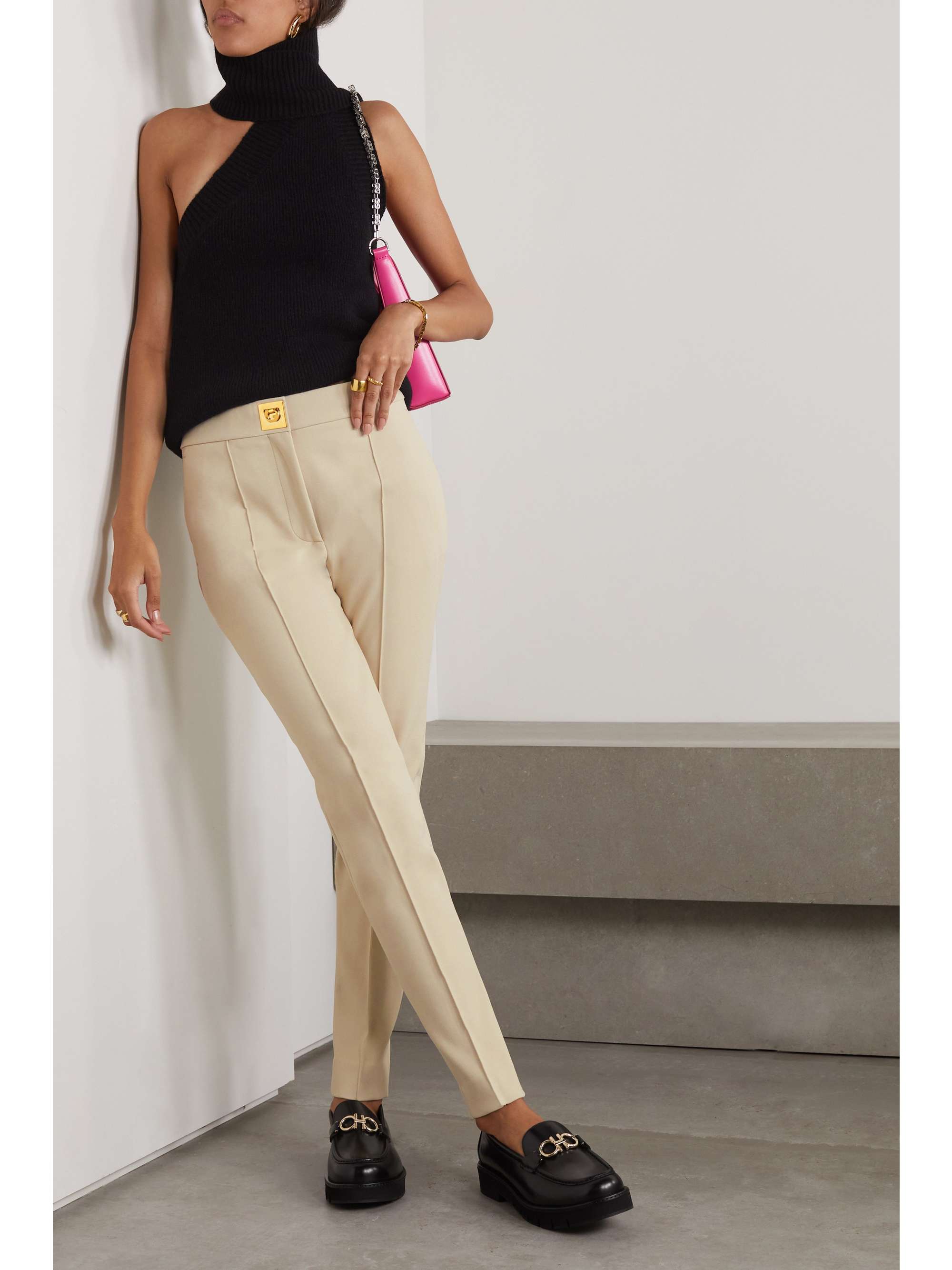 GIVENCHY Fuseau woven slim-leg pants
