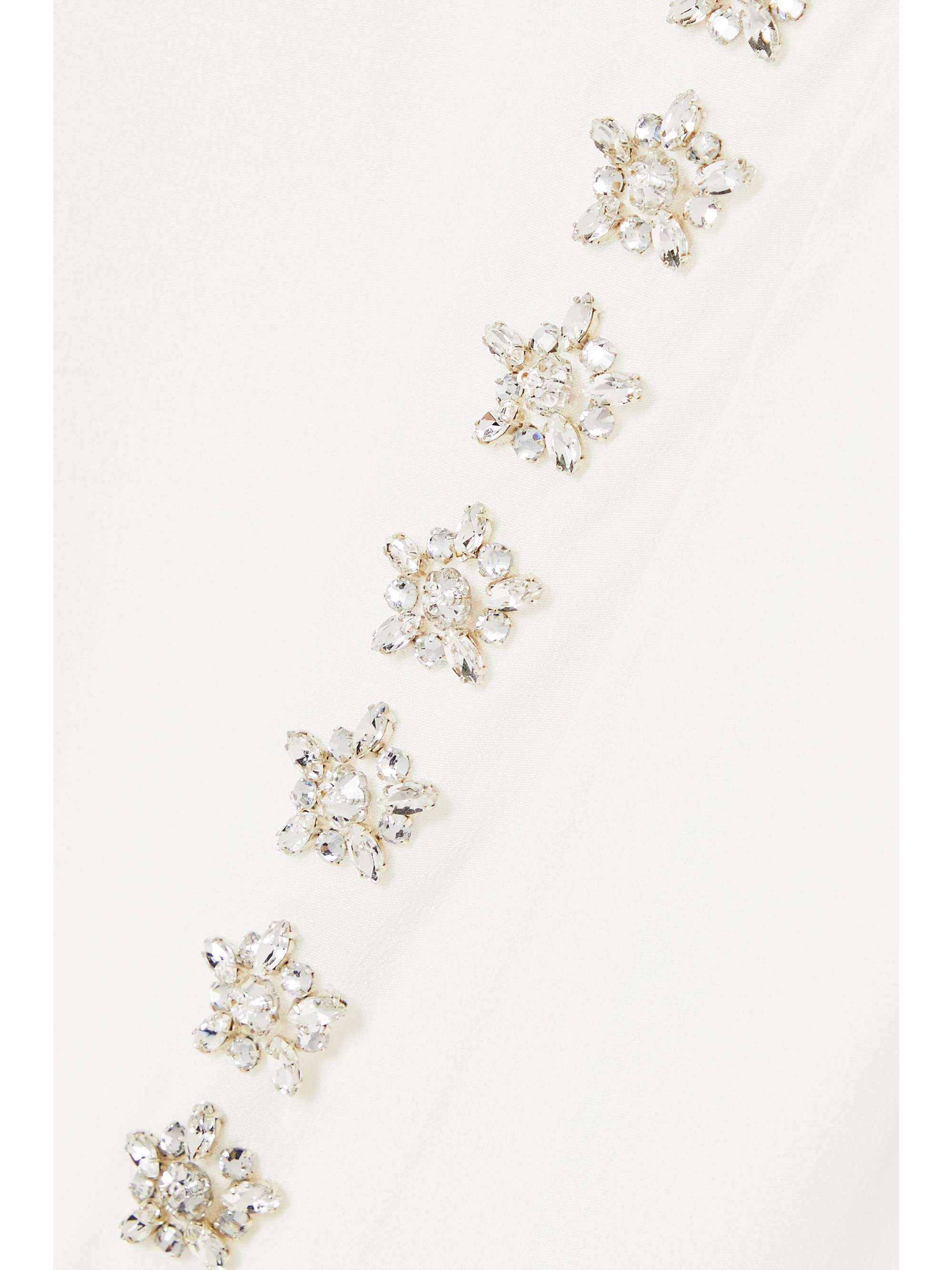GIVENCHY Open-back crystal-embellished silk-chiffon gown