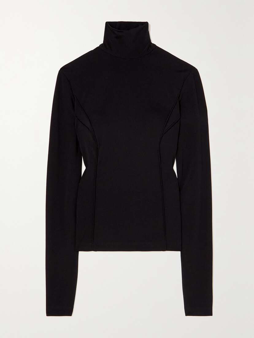 Givenchy Cutout Stretch-jersey Turtleneck Top