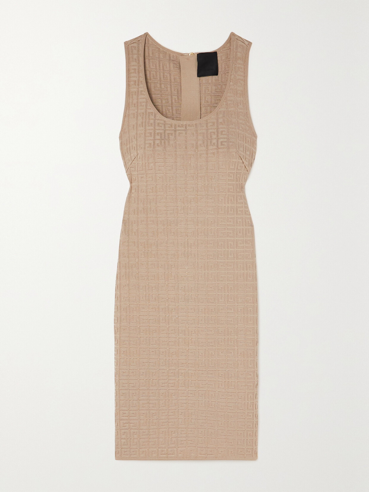 Givenchy - Jacquard-knit Mini Dress - Beige