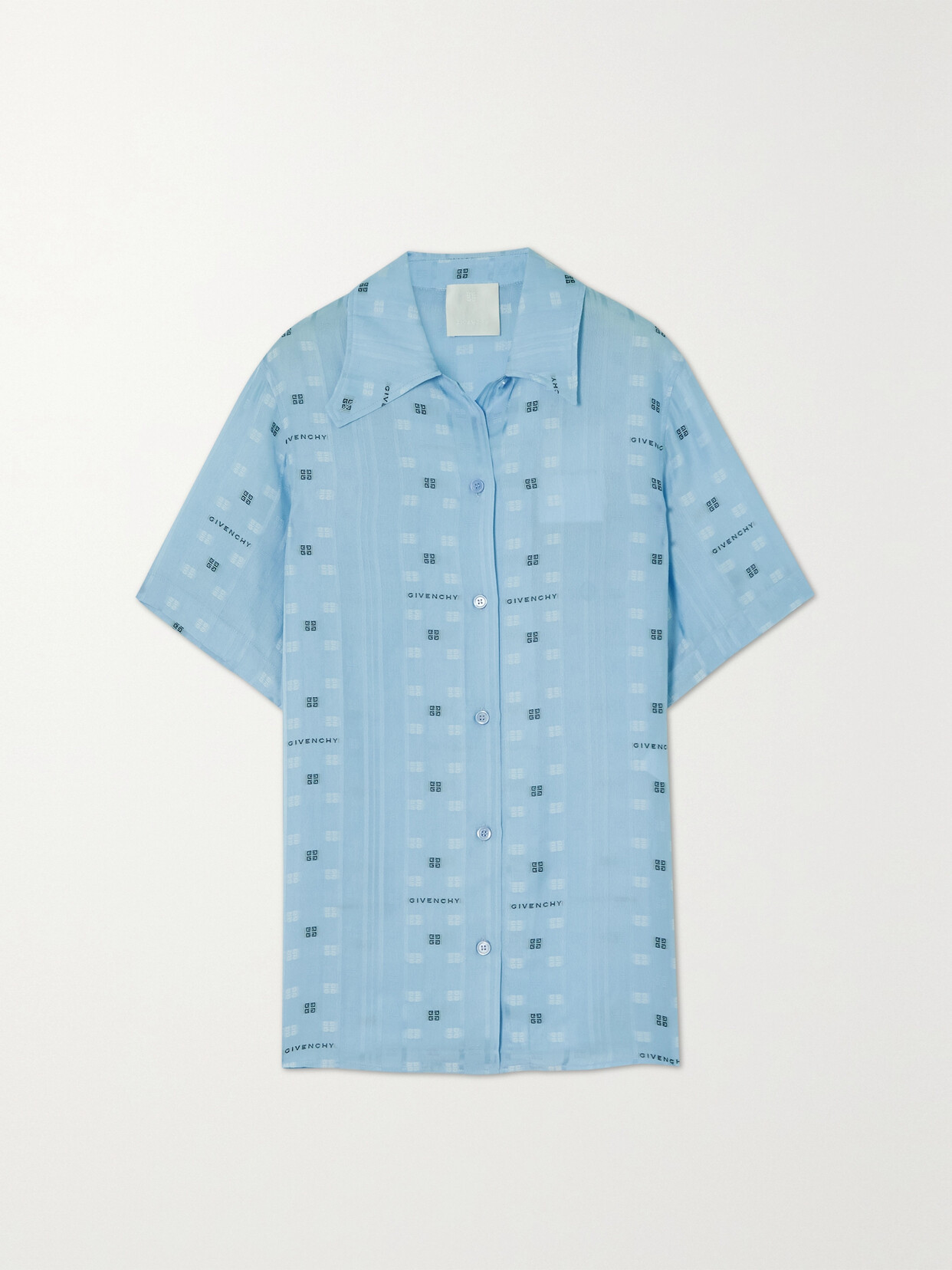 Givenchy - Crepe De Chine Shirt - Blue