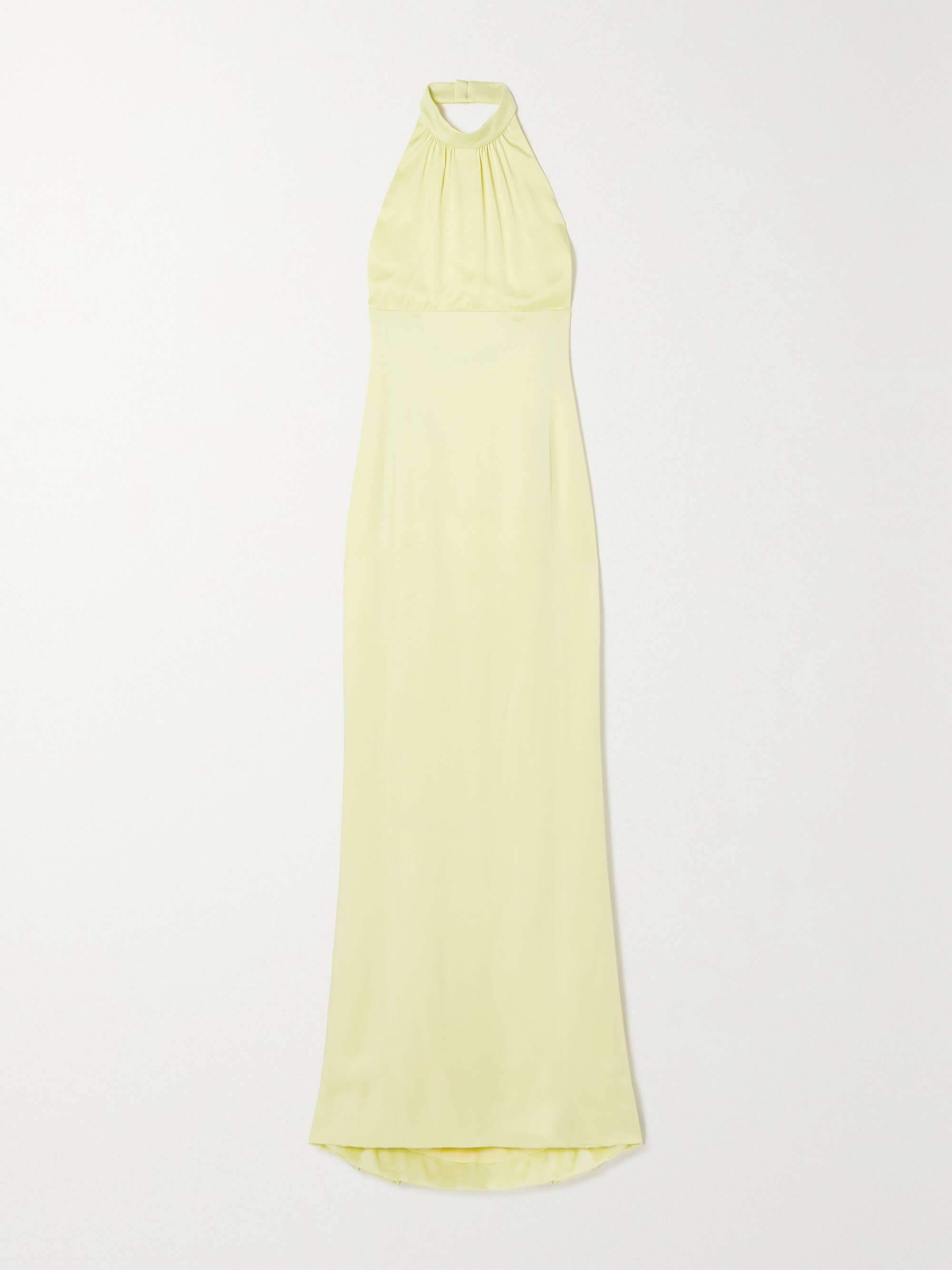 GIVENCHY Crystal-embellished duchesse-satin halterneck gown | NET-A-PORTER