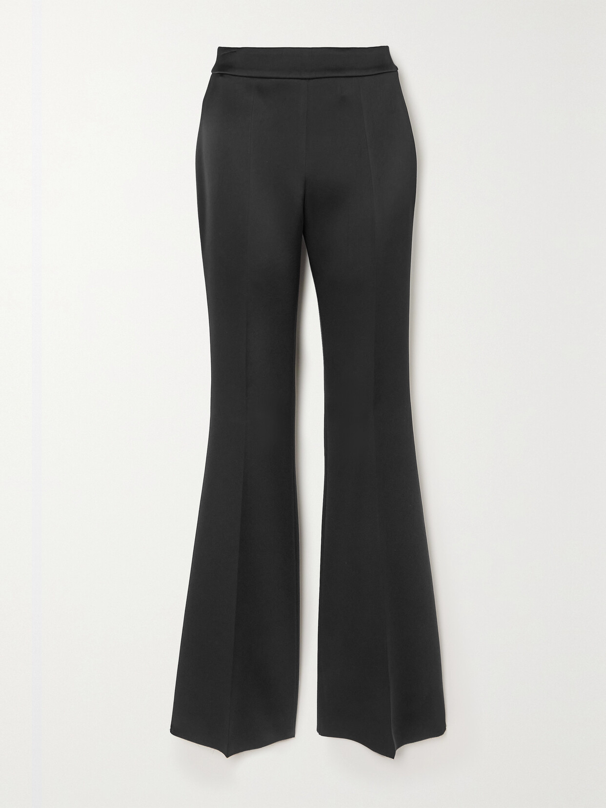 GIVENCHY SATIN-CREPE FLARED PANTS
