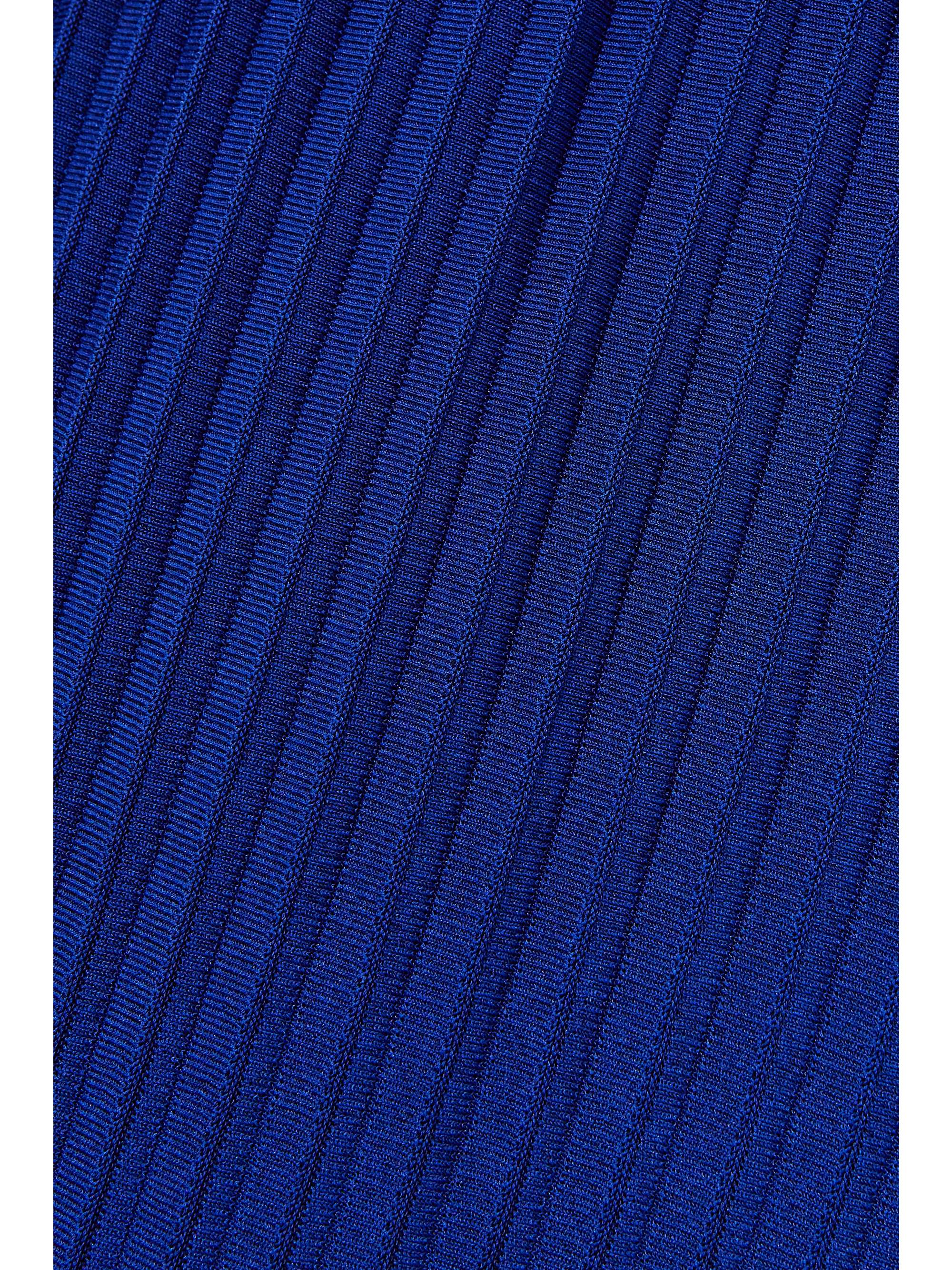 GIVENCHY Fluted ribbed-knit maxi dress