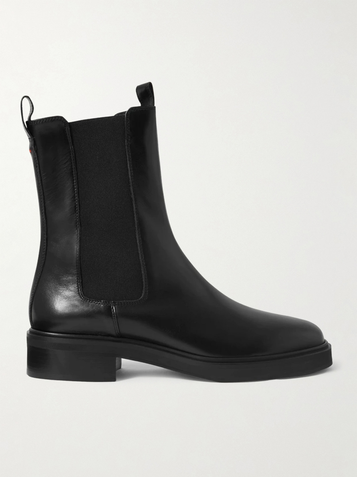 Aeyde Jack Leather Ankle Boots In Black