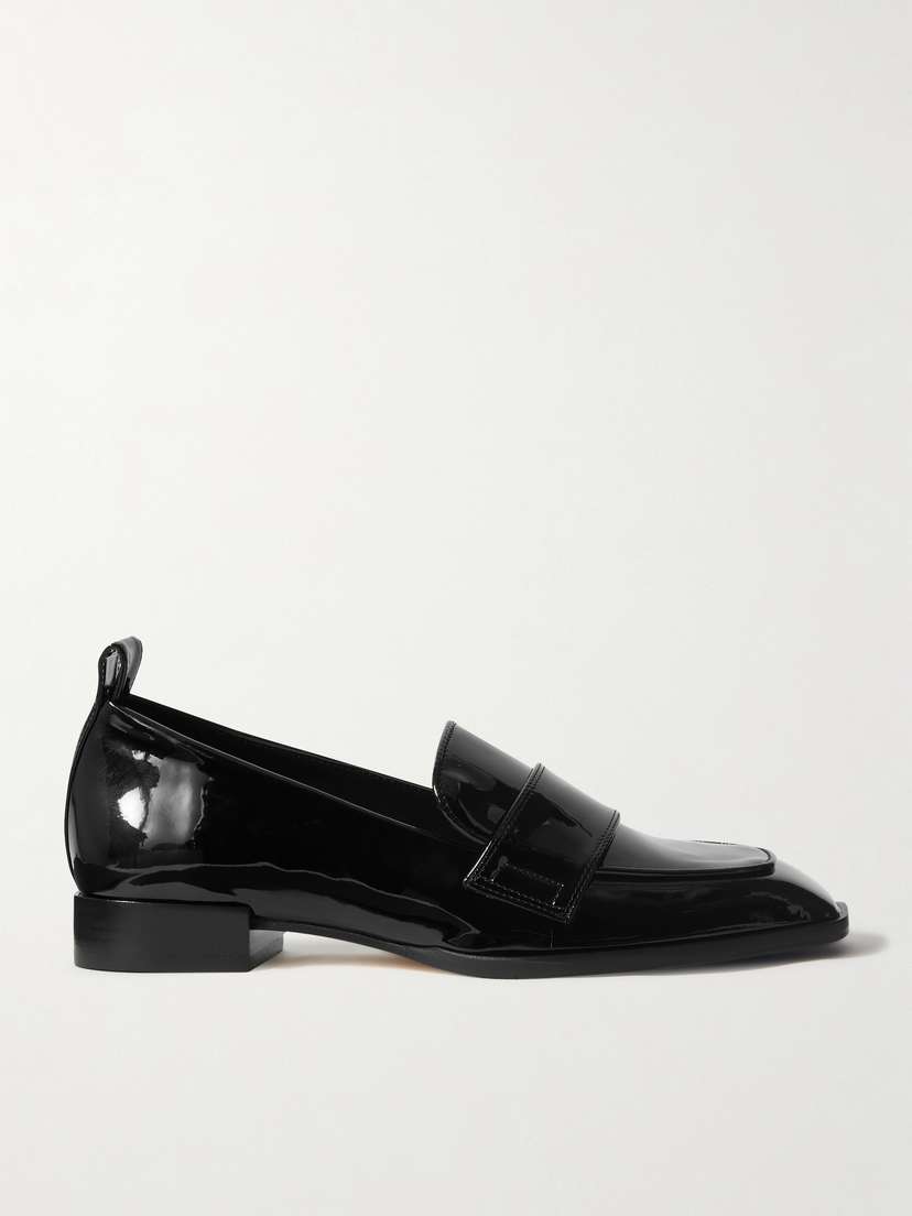 aeyde Julie Patent-leather Loafers