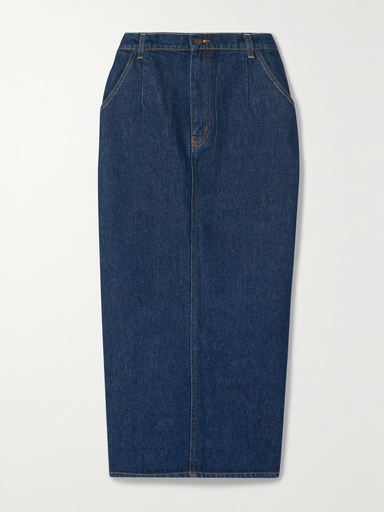 Magda Butrym Denim Midi Skirt - Blue