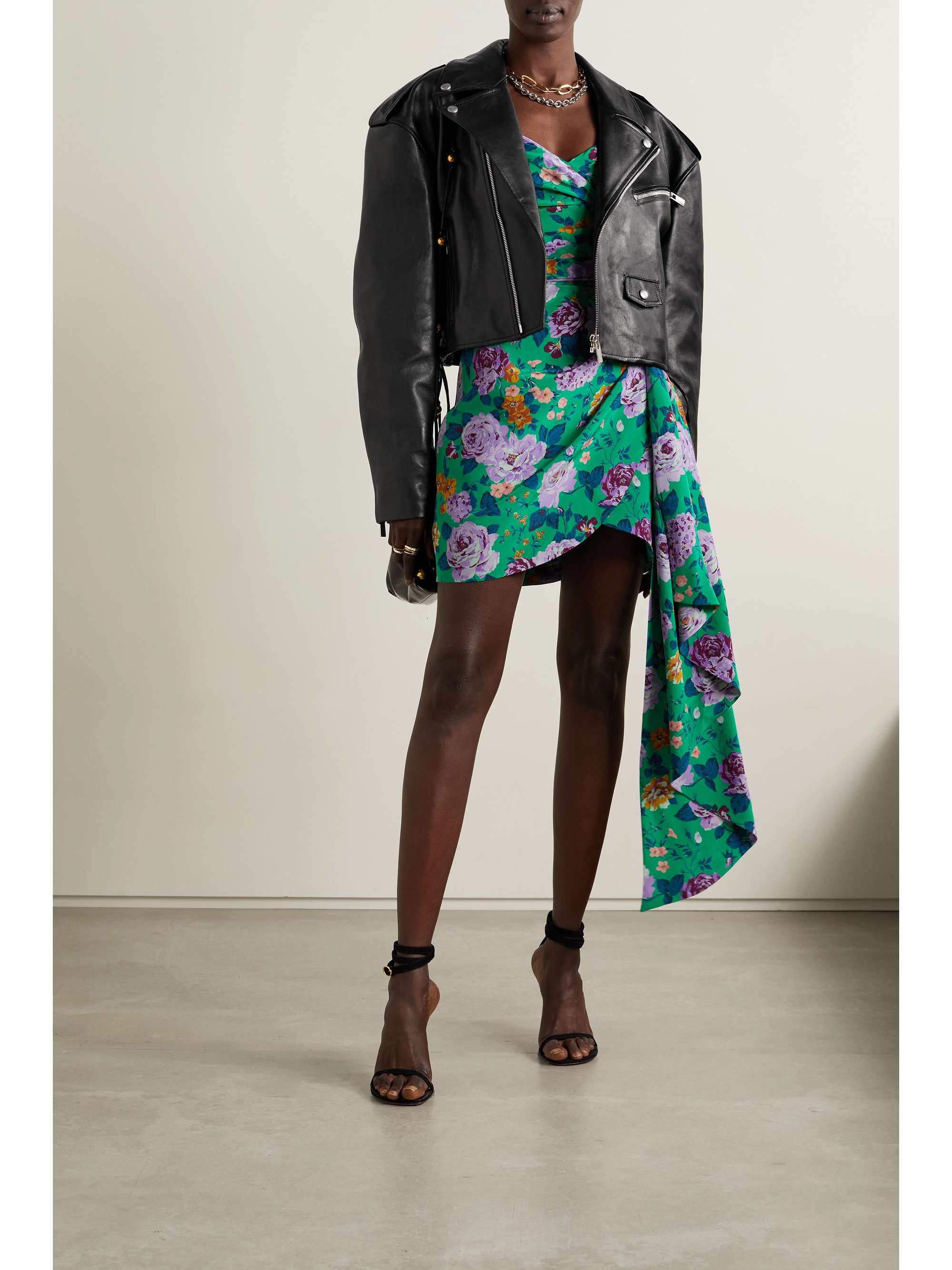 magda butrym leather coat