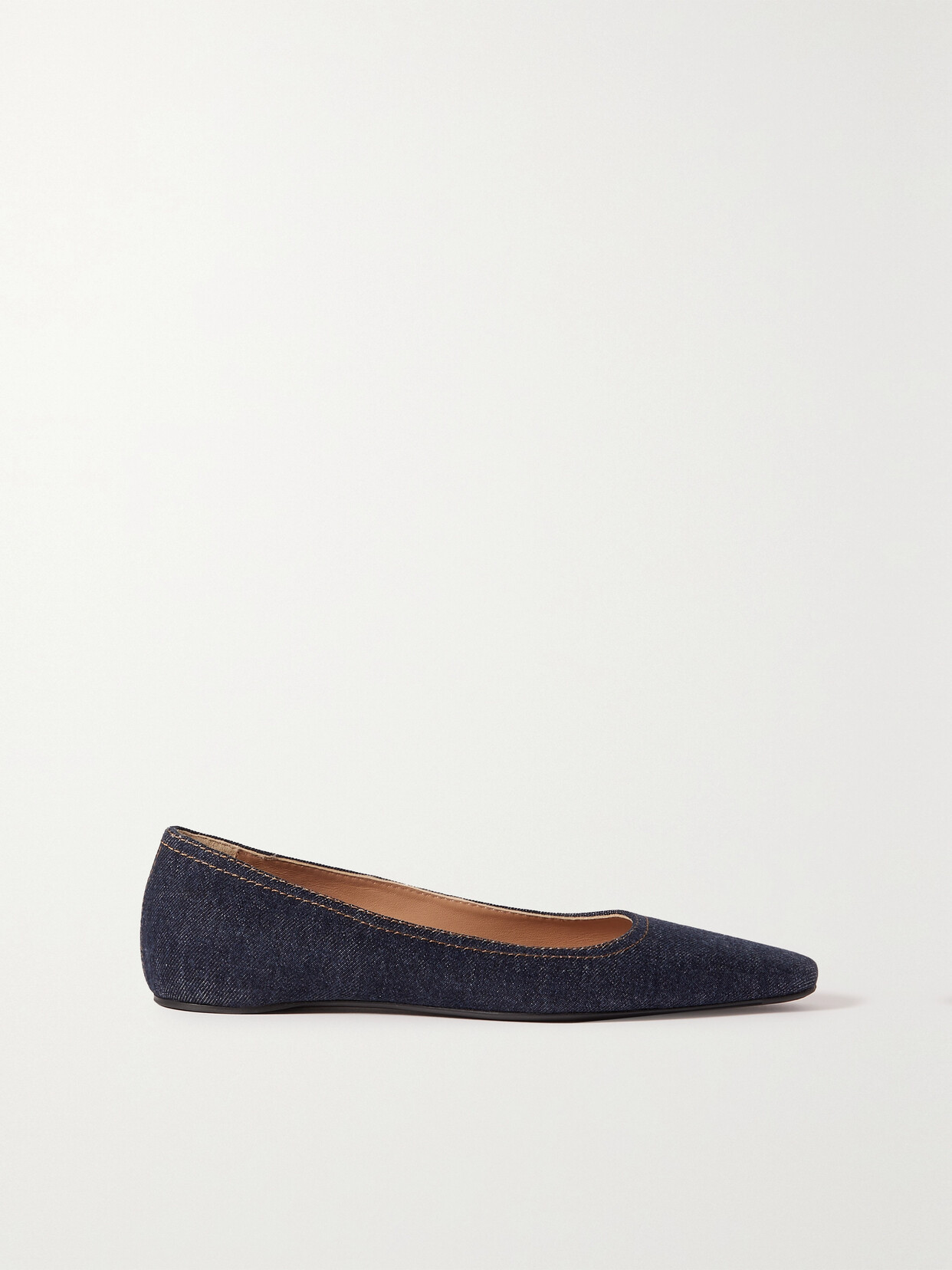 TOTÊME DENIM BALLET FLATS