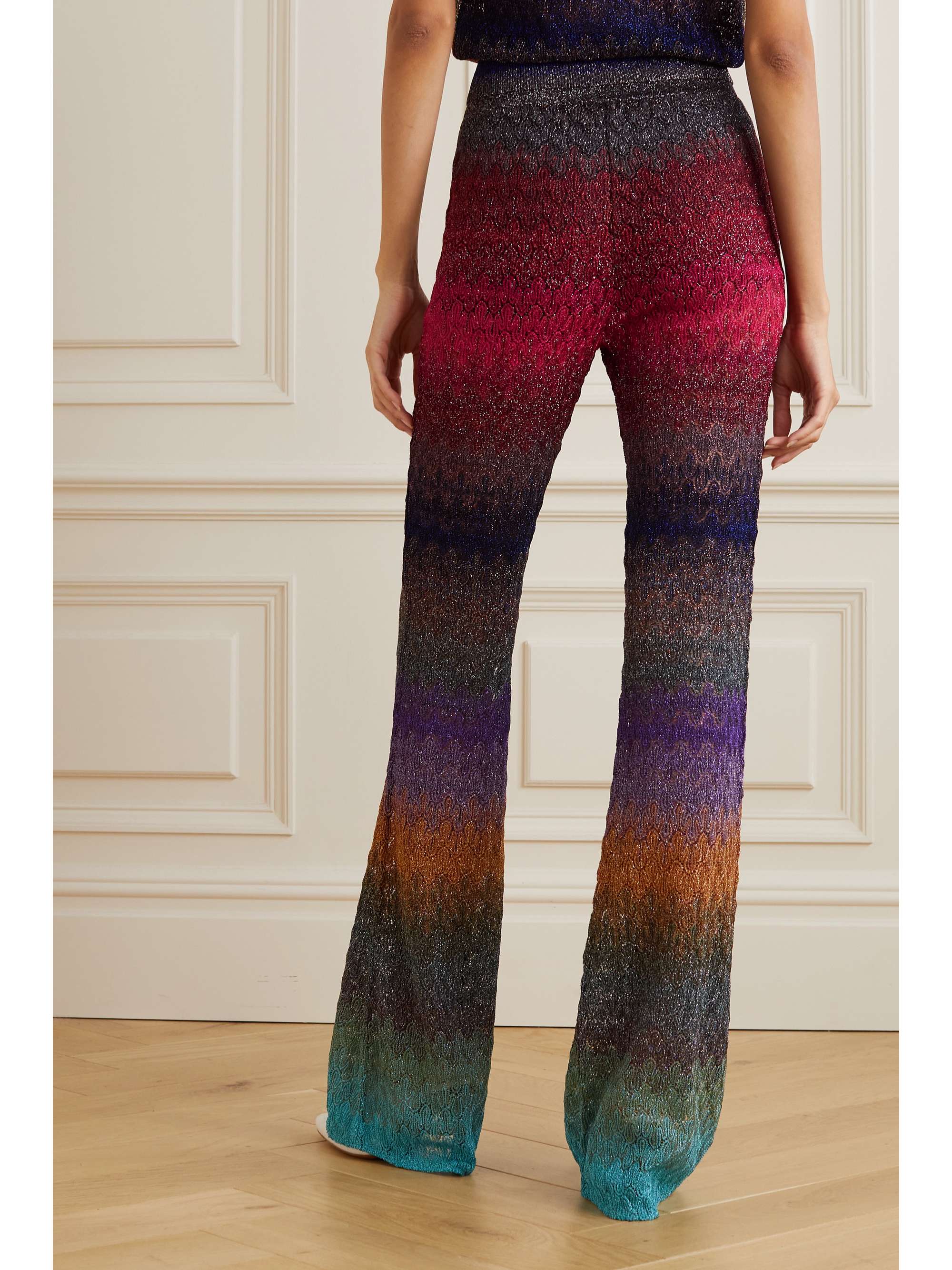 missoni flared pants