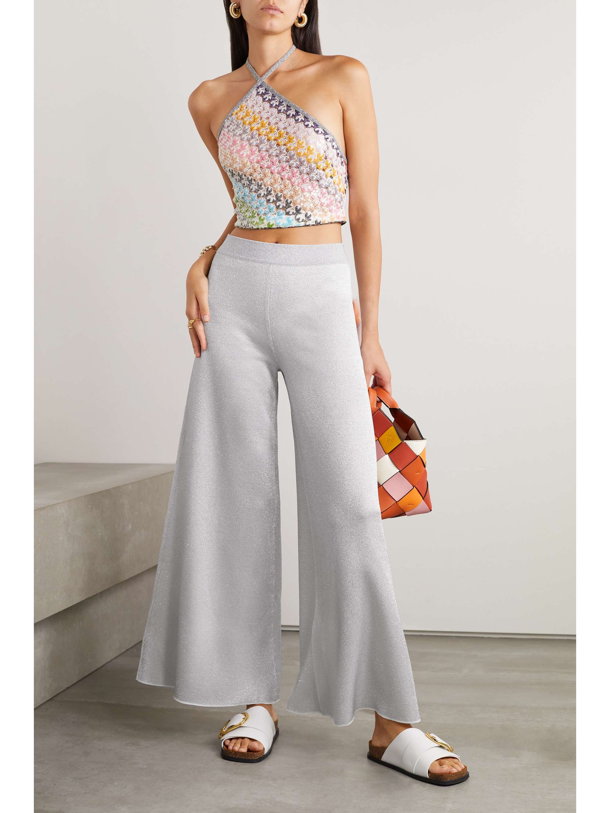 missoni wide leg pants