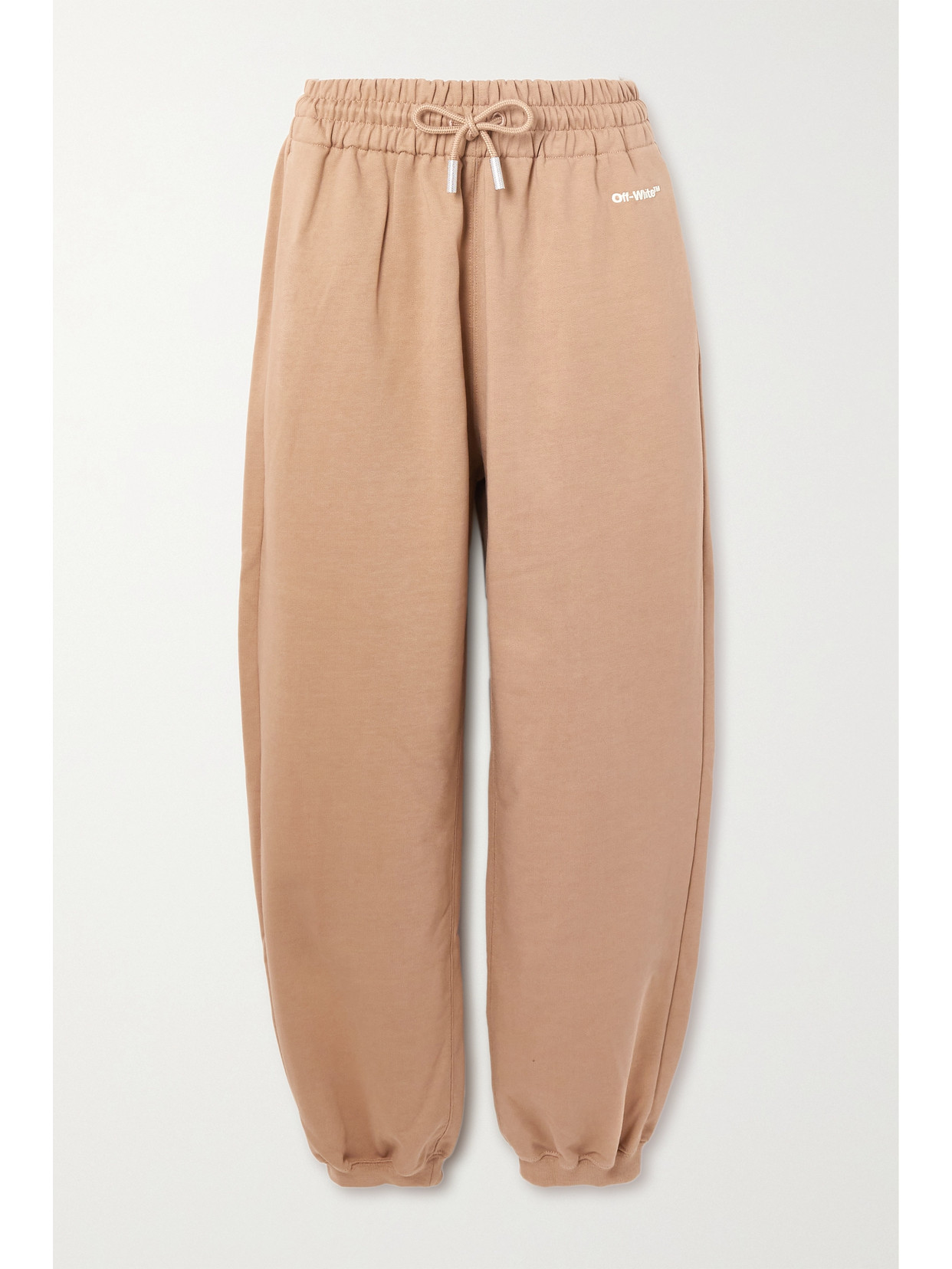 Off-White - Cotton-jersey Sweatpants - Brown