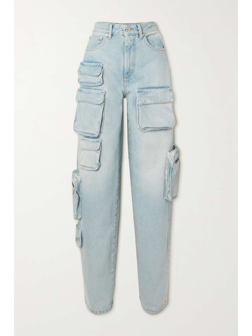 Off-White High-rise Boyfriend Jeans
