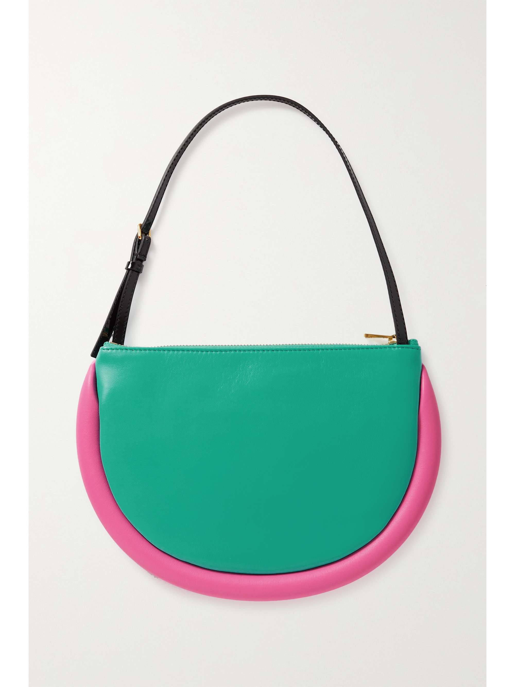 JW ANDERSON The Bumper-Moon two-tone leather shoulder bag