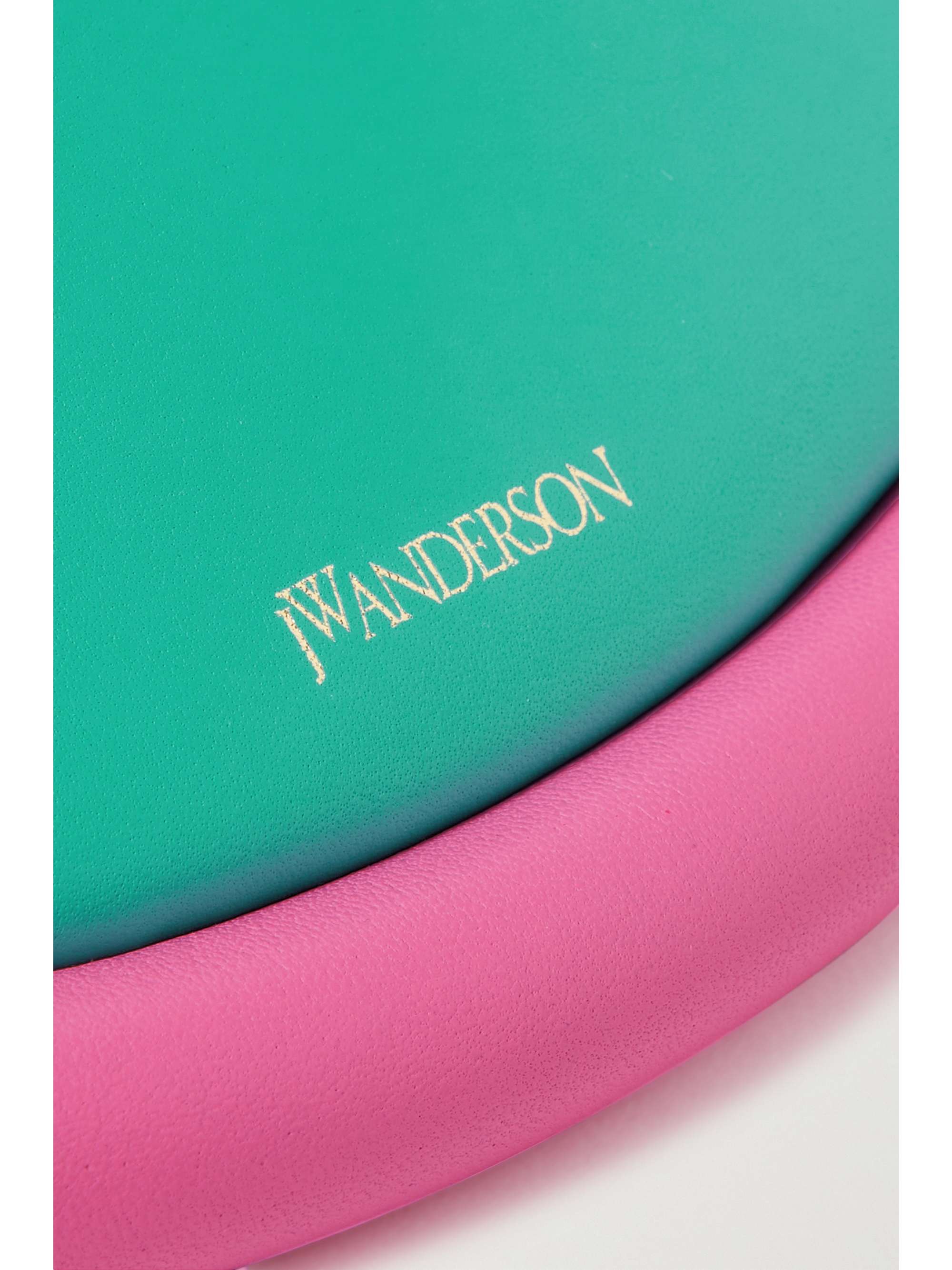 JW ANDERSON The Bumper-Moon two-tone leather shoulder bag