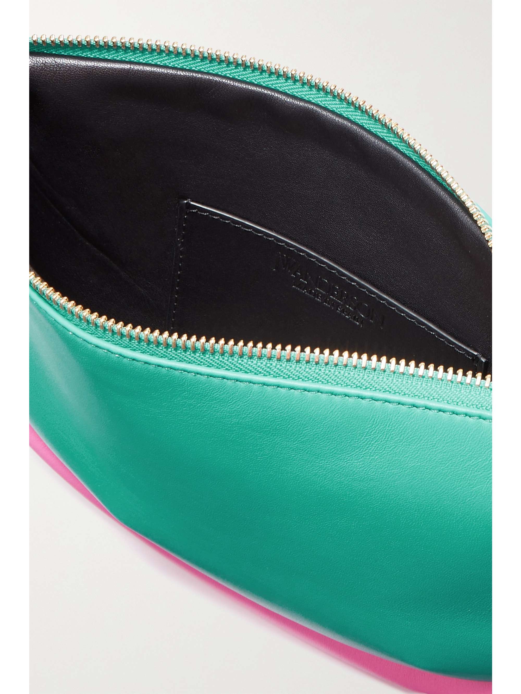 JW ANDERSON The Bumper-Moon two-tone leather shoulder bag