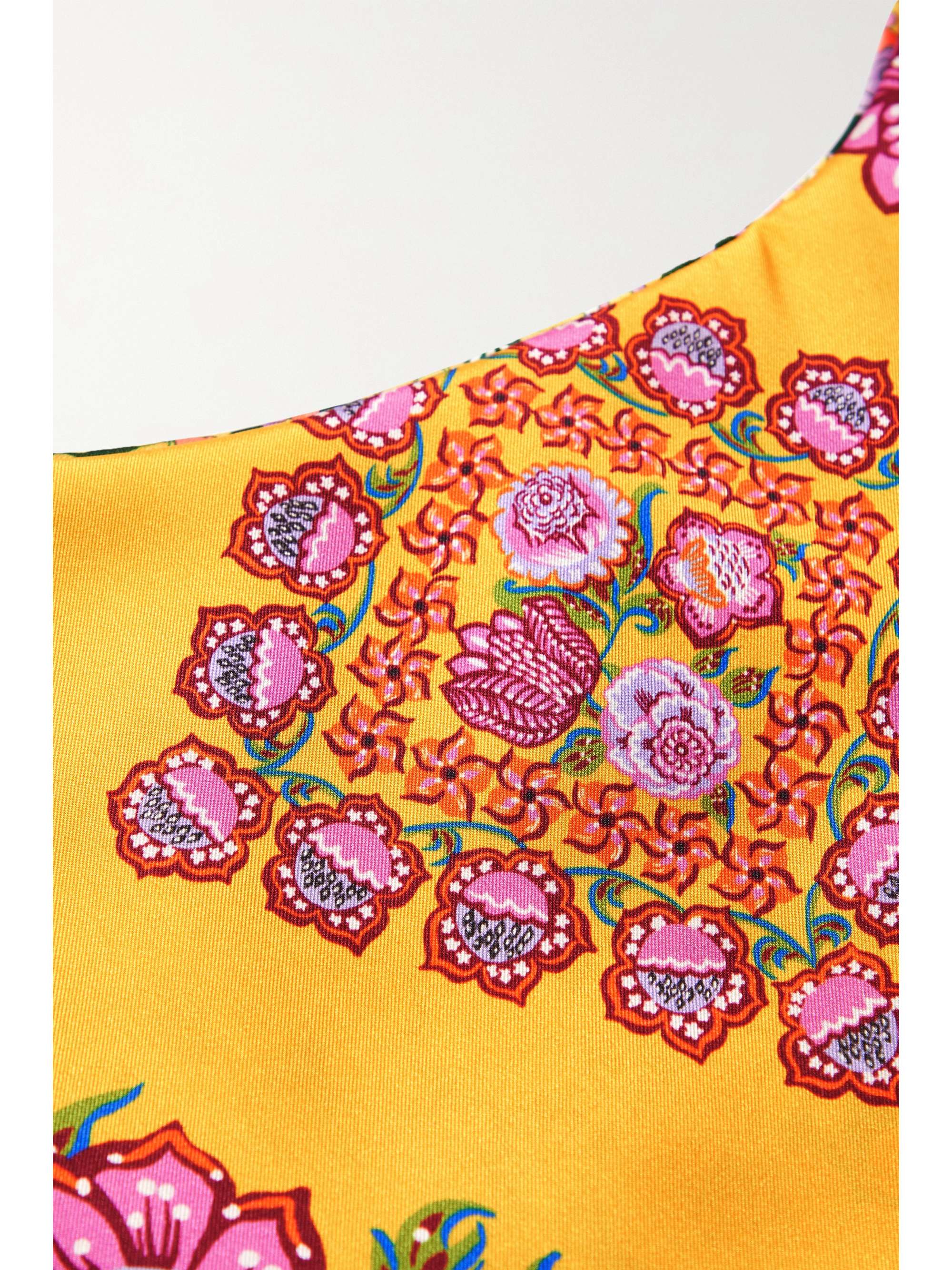 LA DOUBLEJ Floral-print twill tote