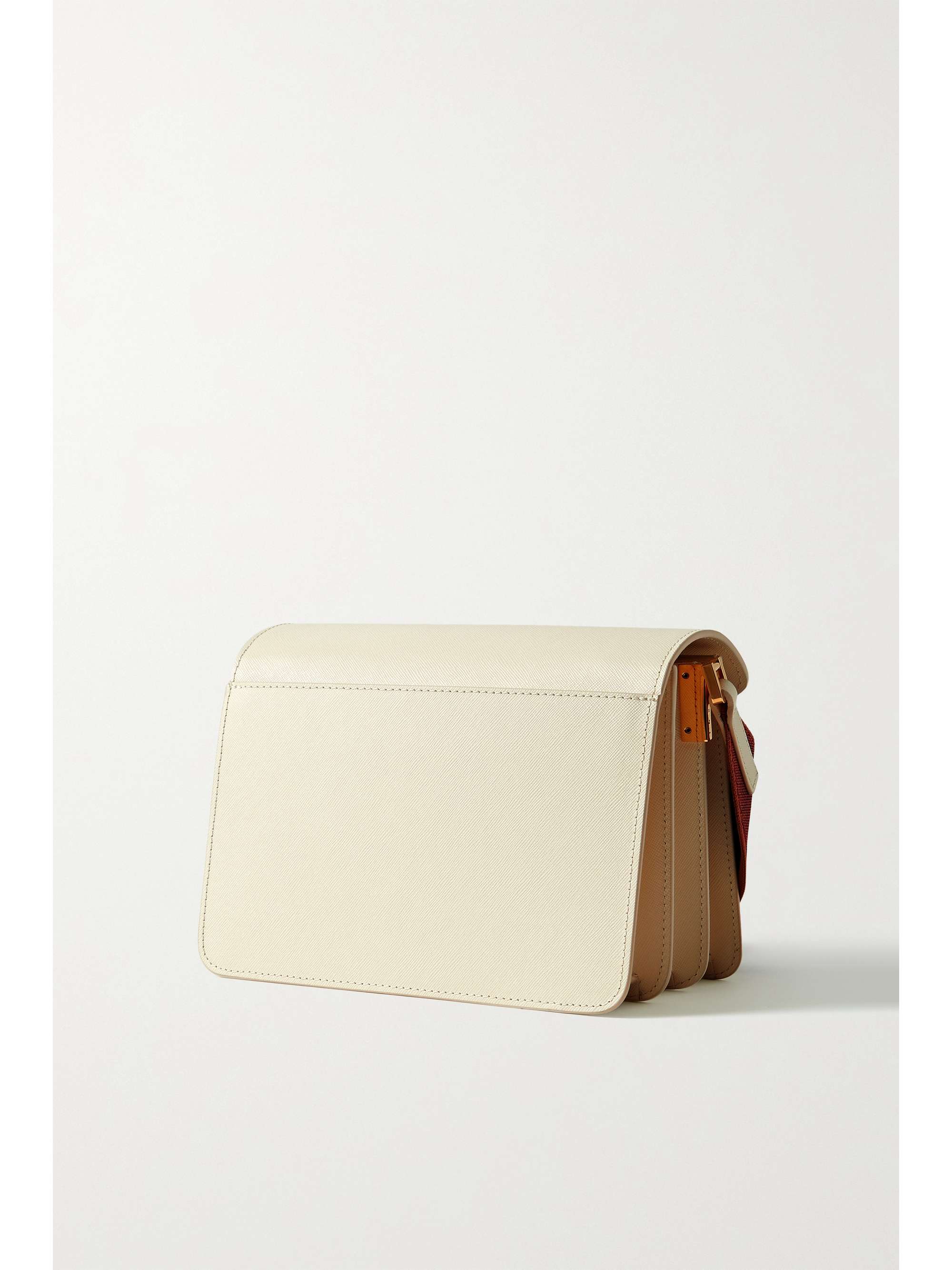 MARNI Trunk medium textured-leather shoulder bag