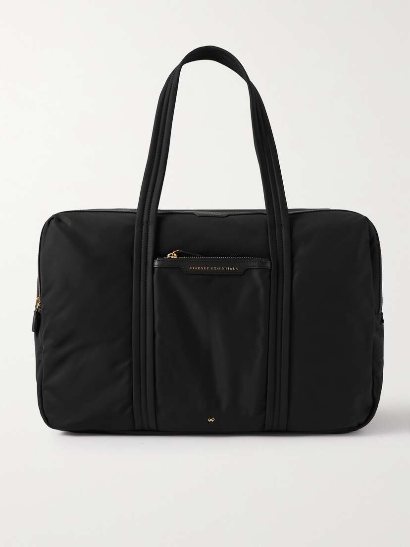 Anya Hindmarch + Net Sustain 24 Hour Leather-trimmed Econyl Weekend Bag