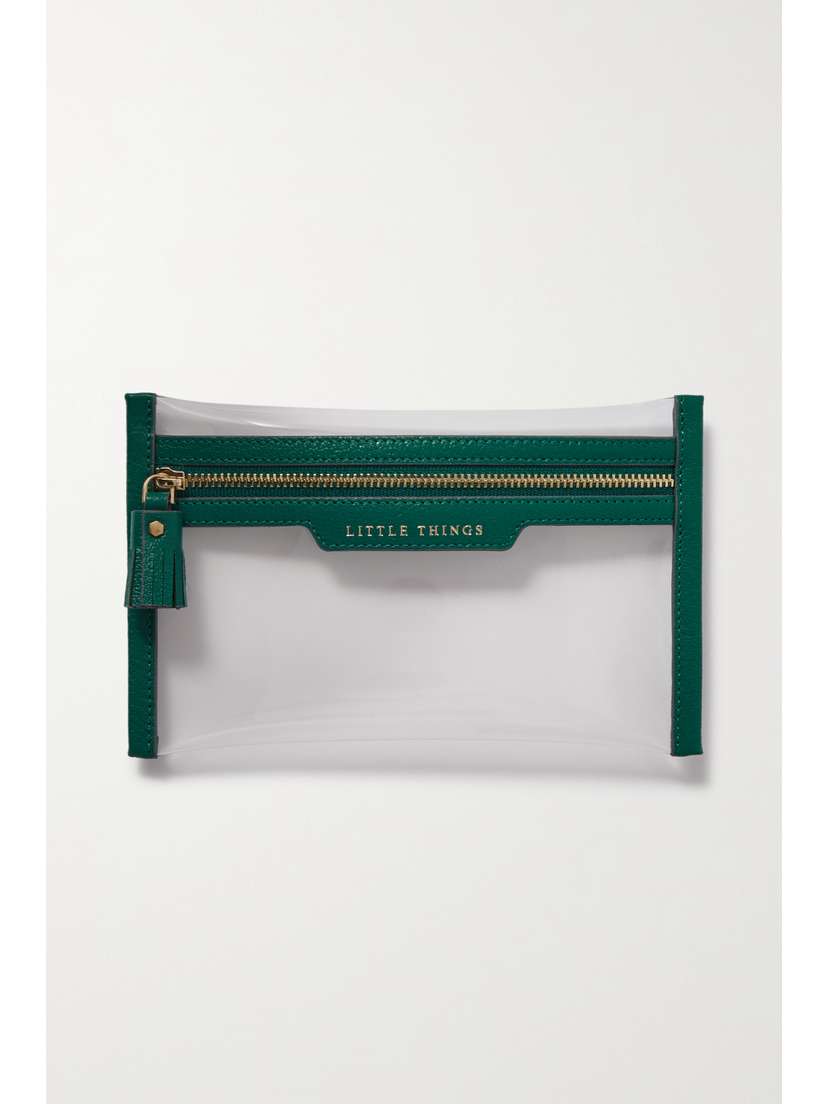 Anya Hindmarch Loose Pocket Little Things Leather-trimmed Tpu Pouch -  - One size