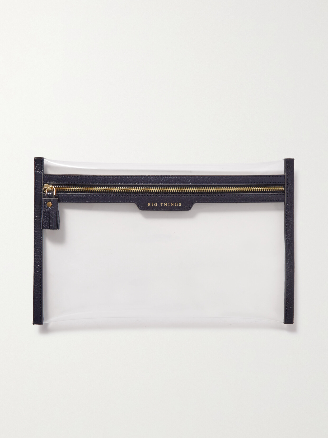 Anya Hindmarch - Loose Pocket Big Things Leather-trimmed Tpu Clutch - Neutrals