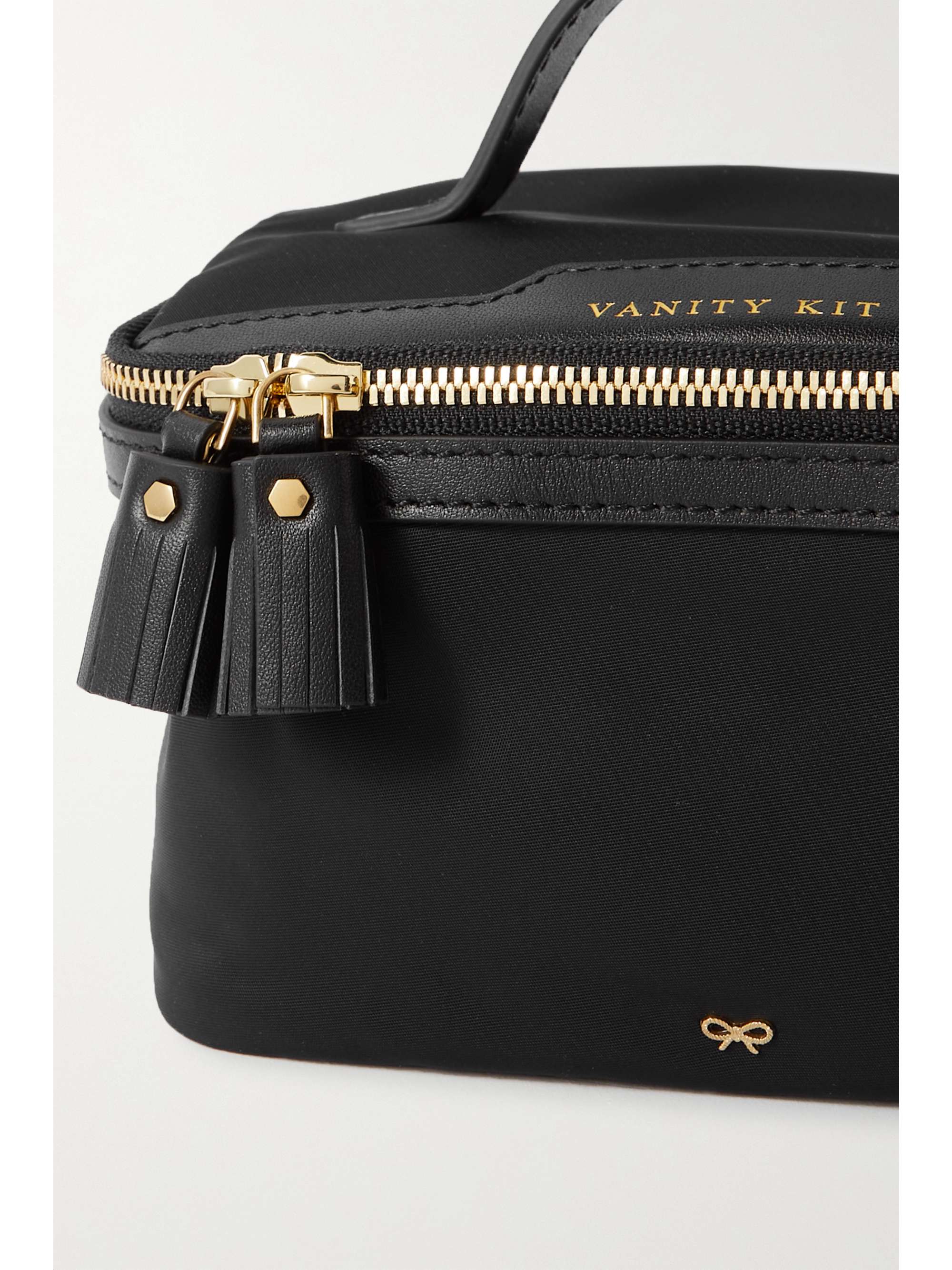 ANYA HINDMARCH + NET SUSTAIN Vanity Kit small leather-trimmed ECONYL cosmetics case