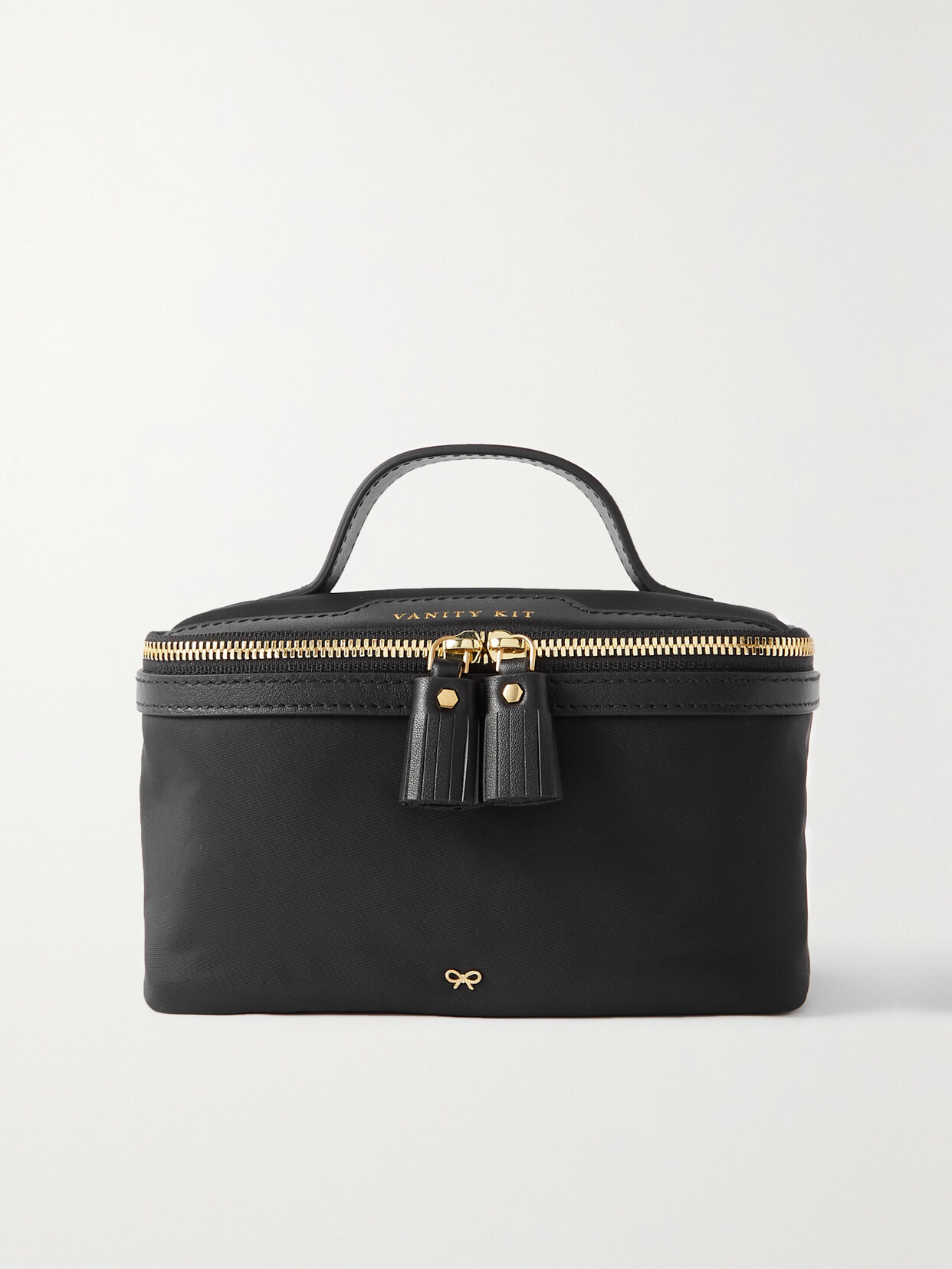 Anya Hindmarch Small Recycled Nylon Vanity Case In Black