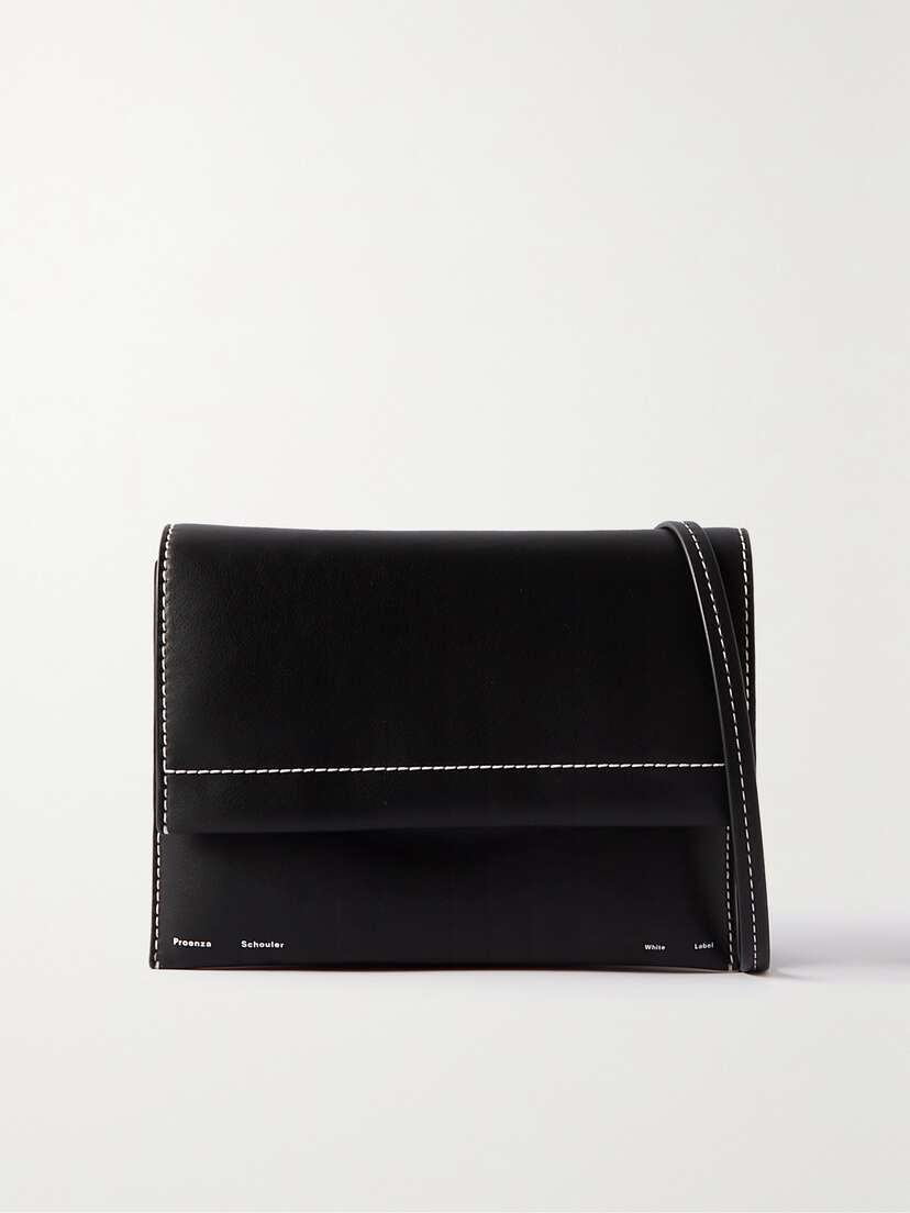 Proenza Schouler White Label Accordion Color-block Leather Shoulder Bag