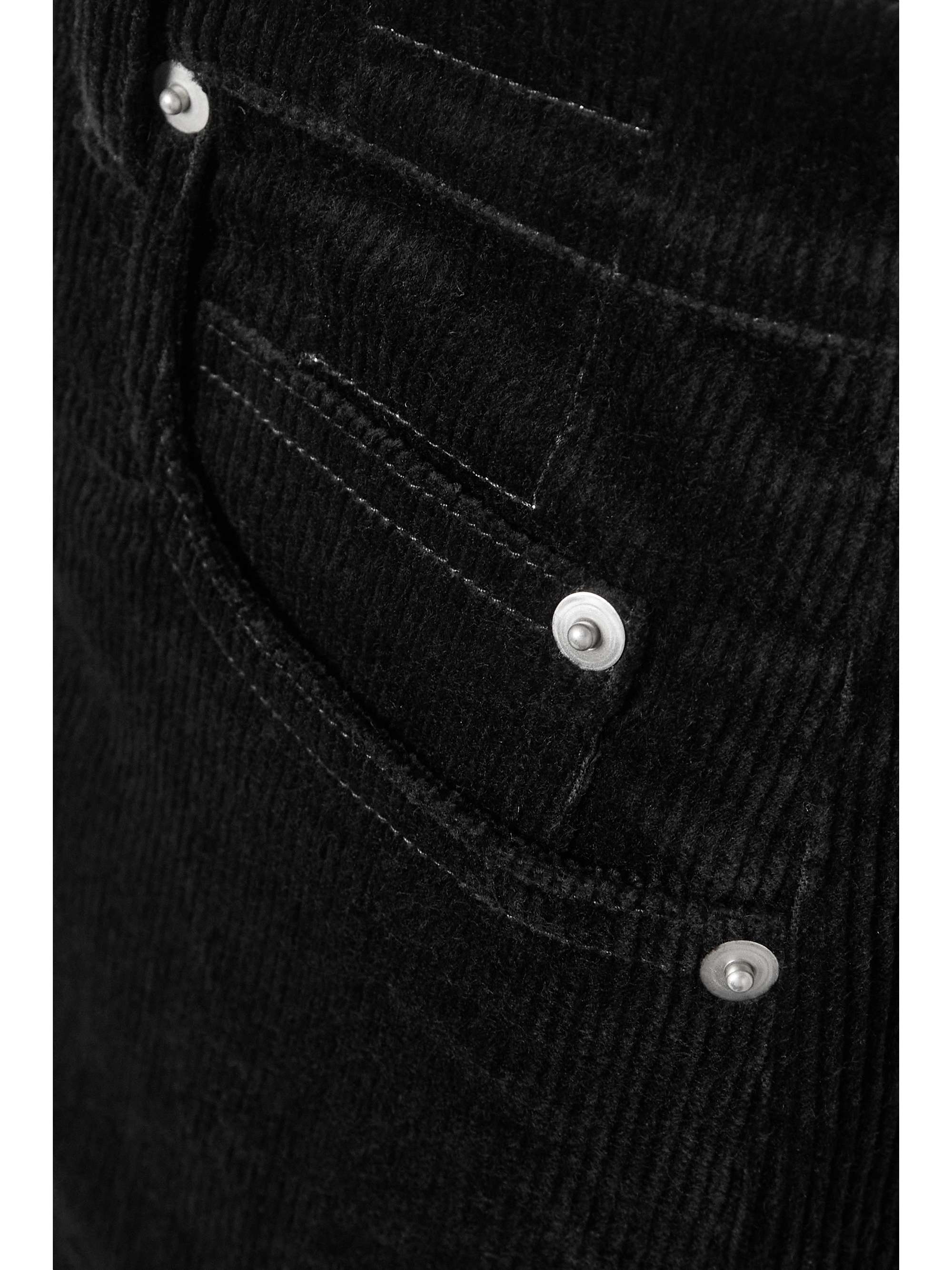 RICK OWENS Bolan cotton-blend corduroy flared pants