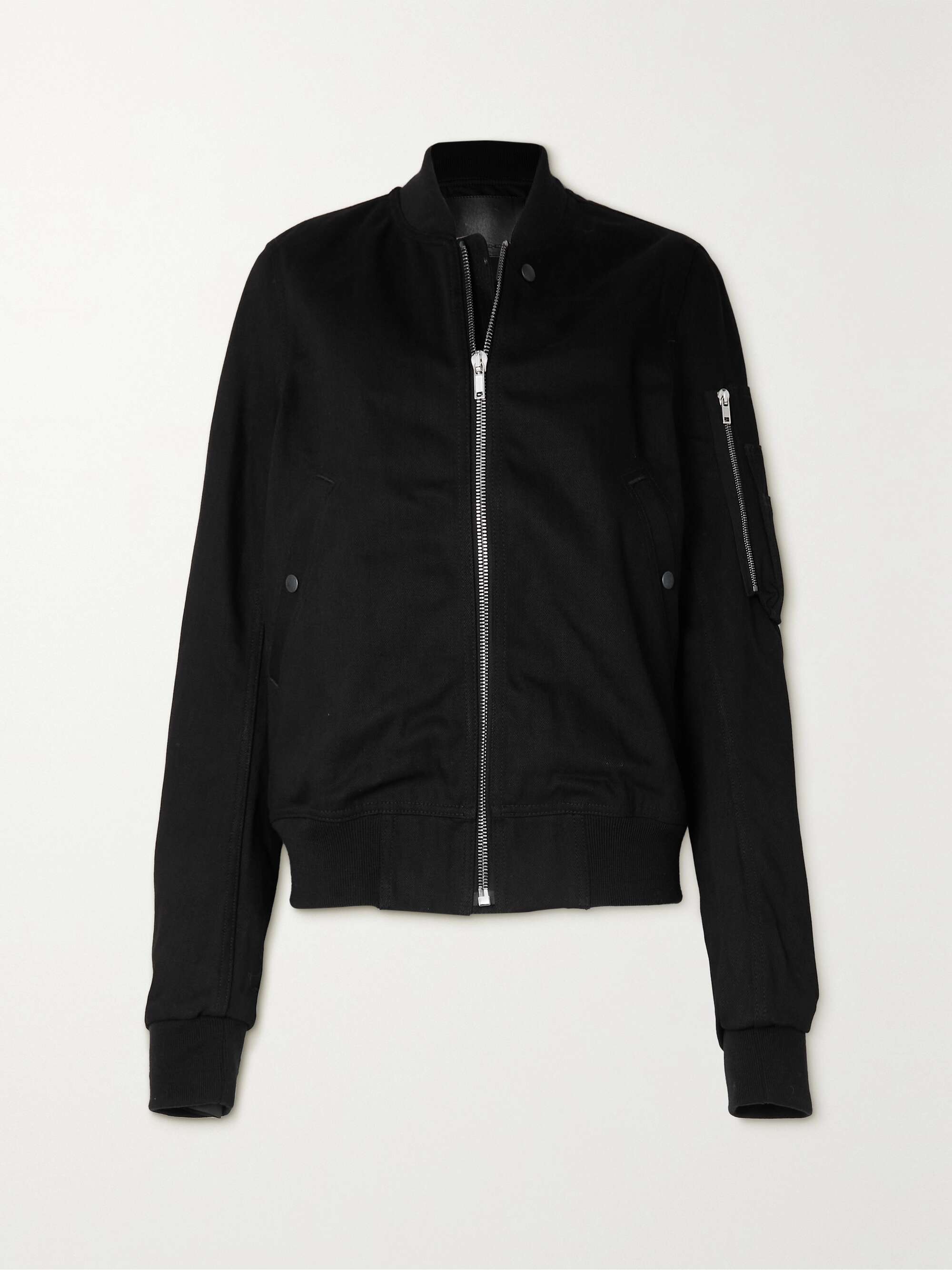 RICK OWENS Flight denim bomber jacket | NET-A-PORTER