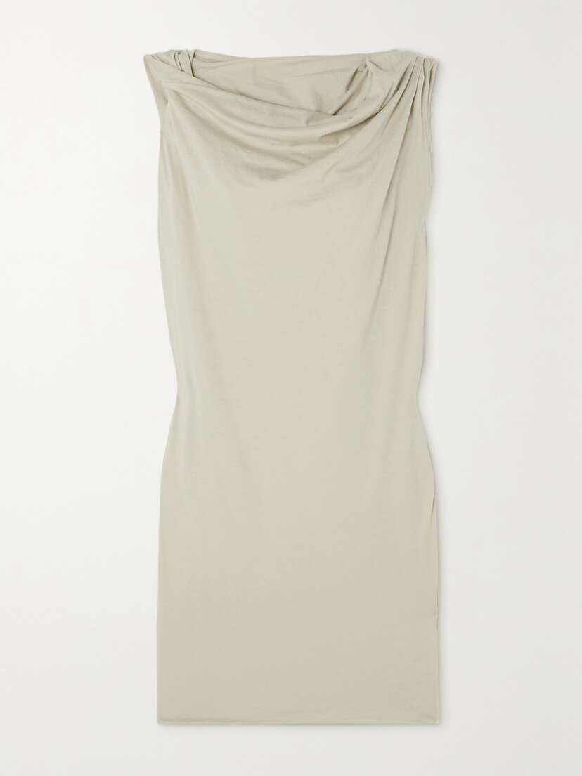 Rick Owens Toga Draped Cotton-jersey Tunic - xx large
