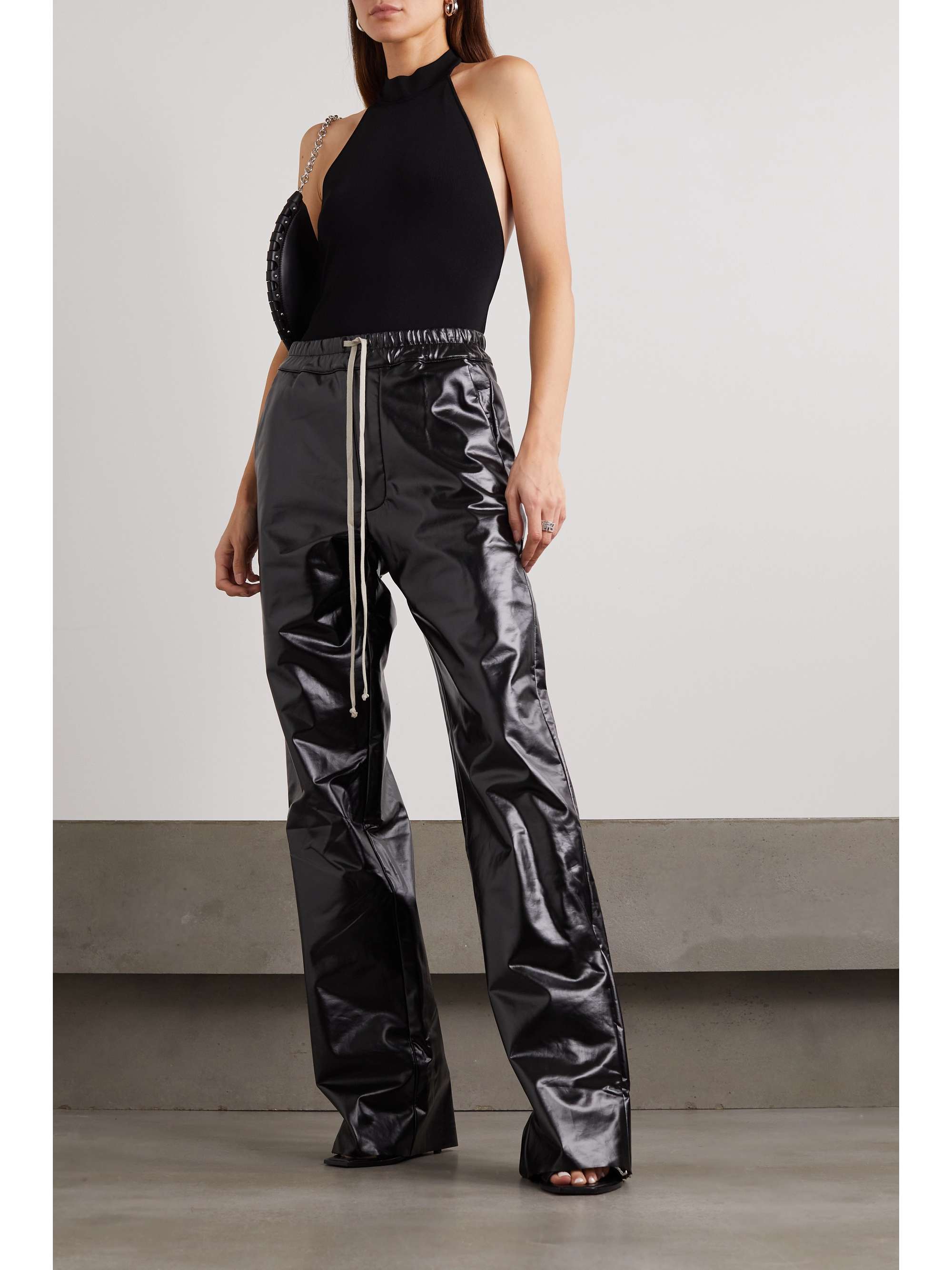 パンツ RickOwens DEITRICH DRAWSTRING 48 RickOwens DEITRICH DRAWSTRING 48 黒パンツ
