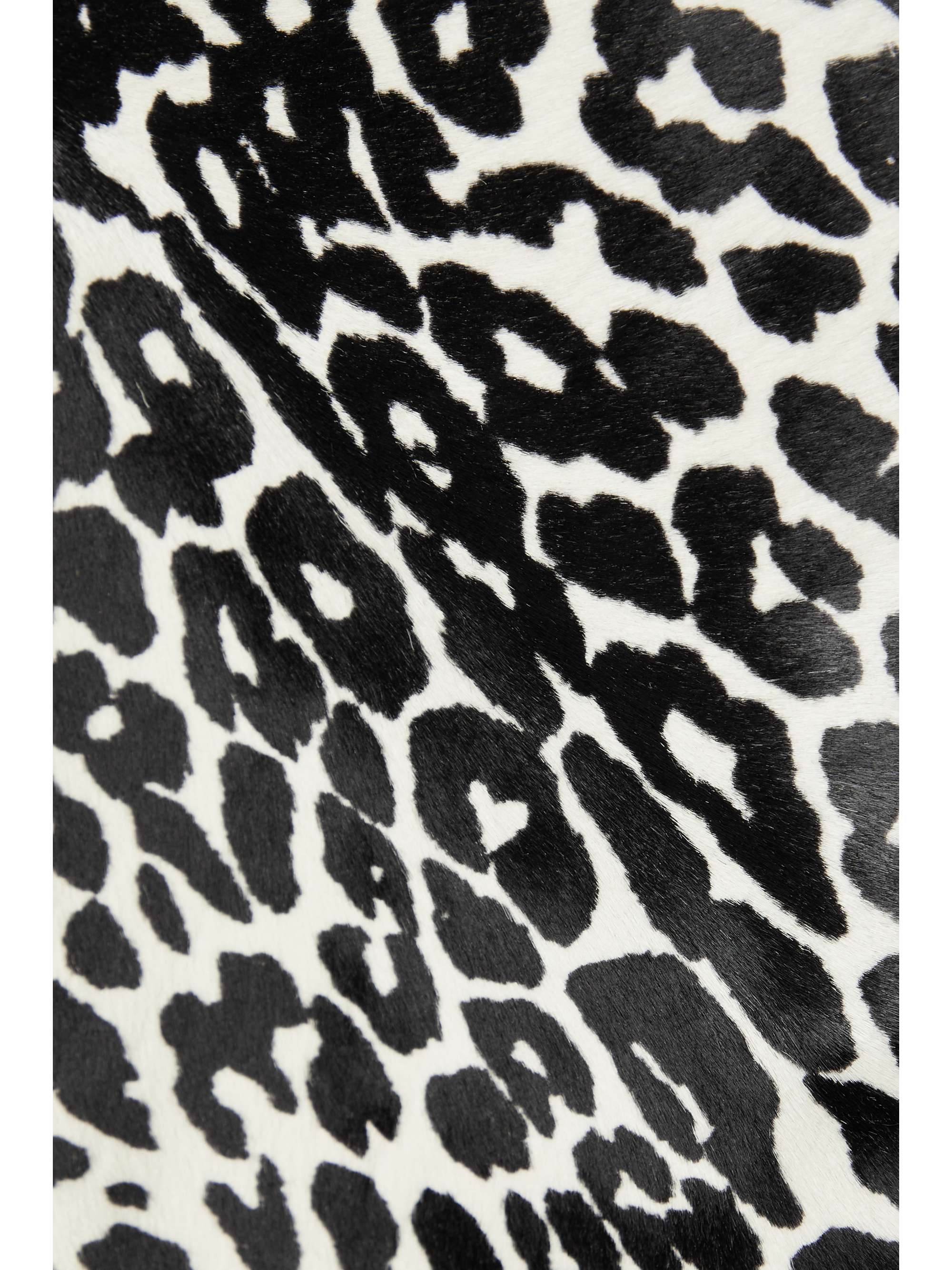 MICHAEL KORS COLLECTION Leopard-print calf hair mini skirt