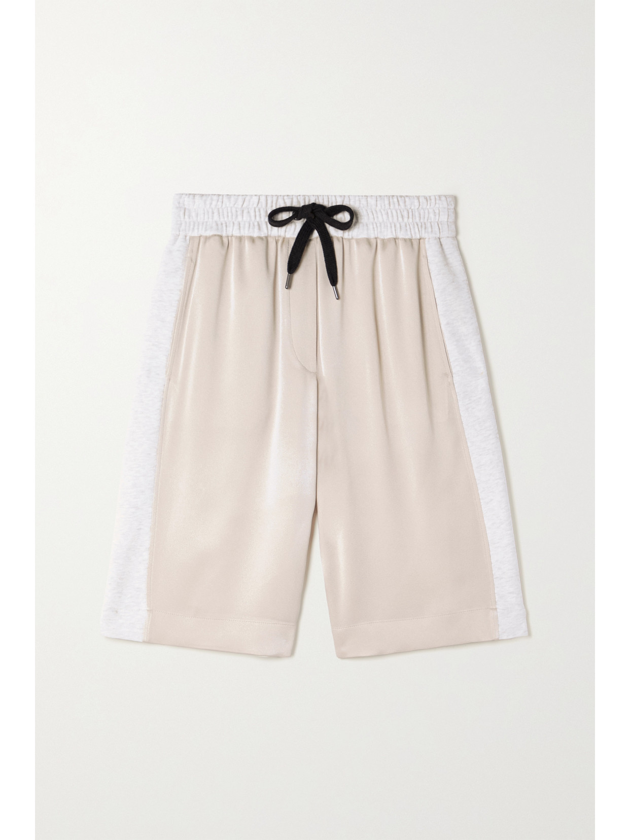 Brunello Cucinelli Paneled Cotton-jersey Shorts
