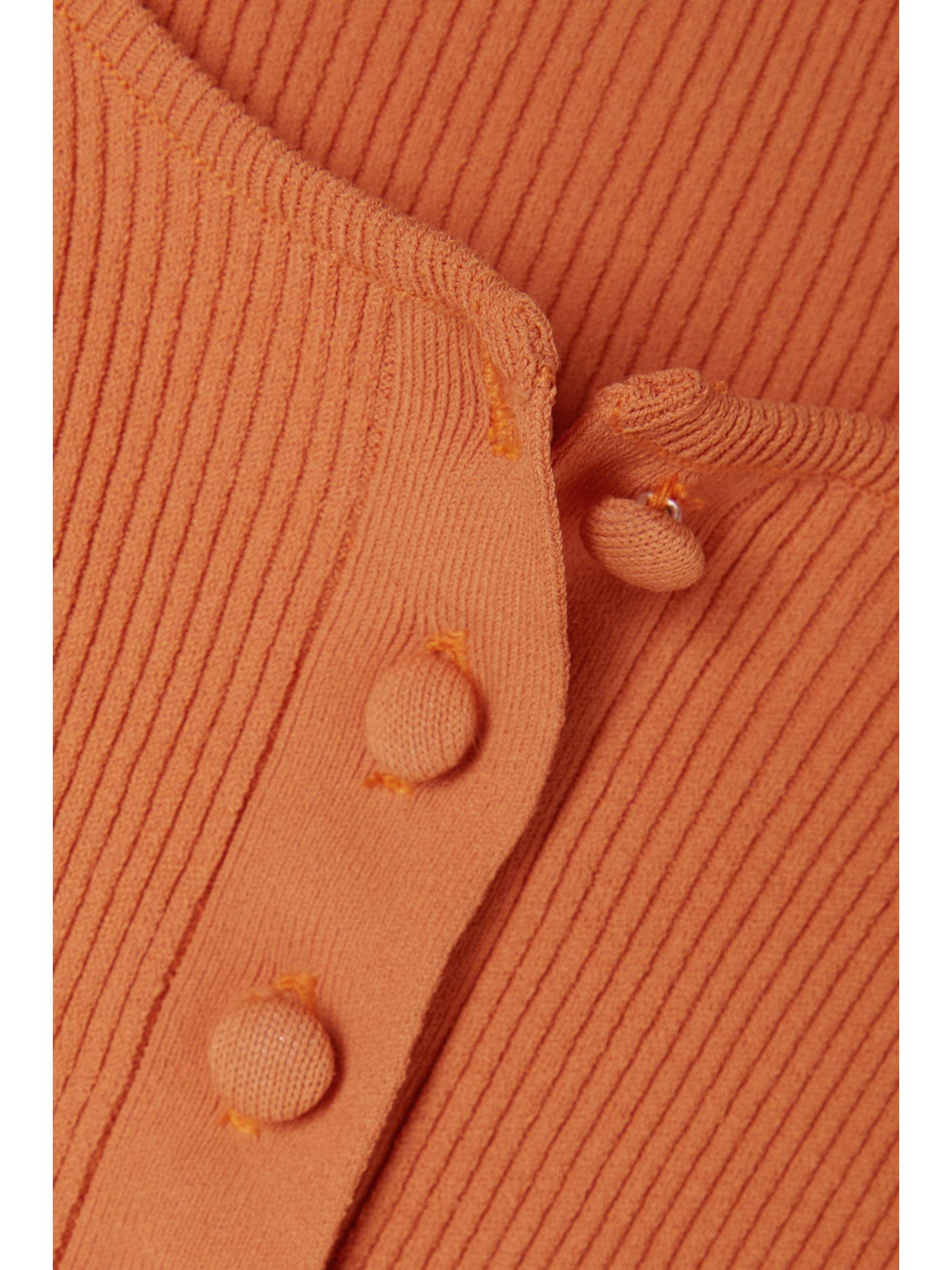 ALTUZARRA Blazar cropped ribbed-knit cardigan