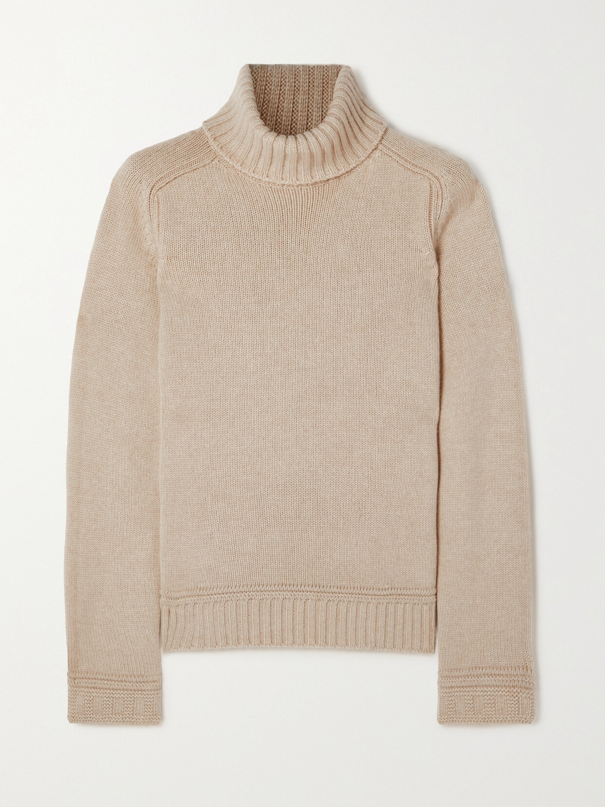 Loro Piana Dolcevita Wetherlam Cashmere Turtleneck Sweater In Cream